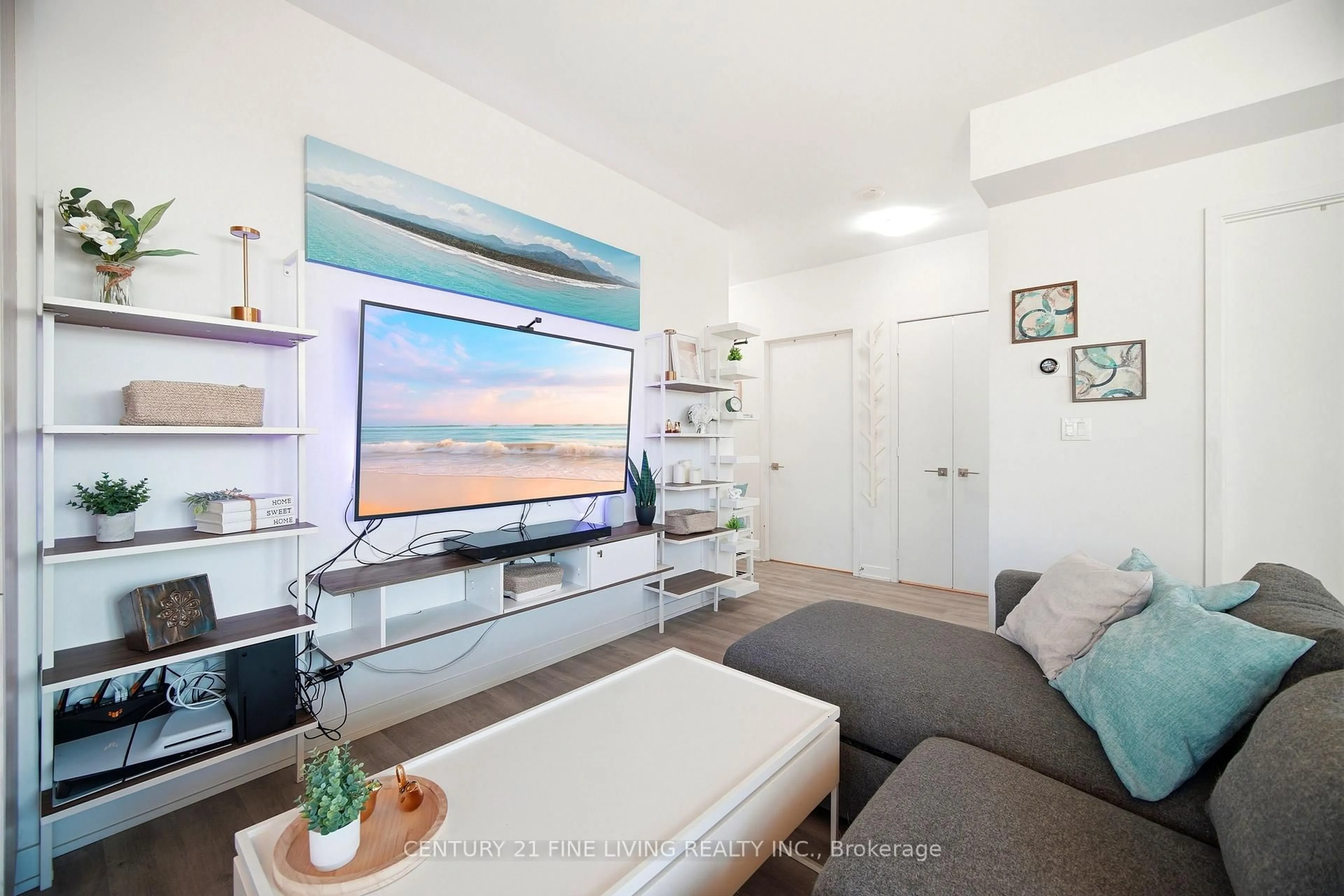 Living room with furniture, unknown for 50 Ordnance St #2309, Toronto Ontario M6K 0C9