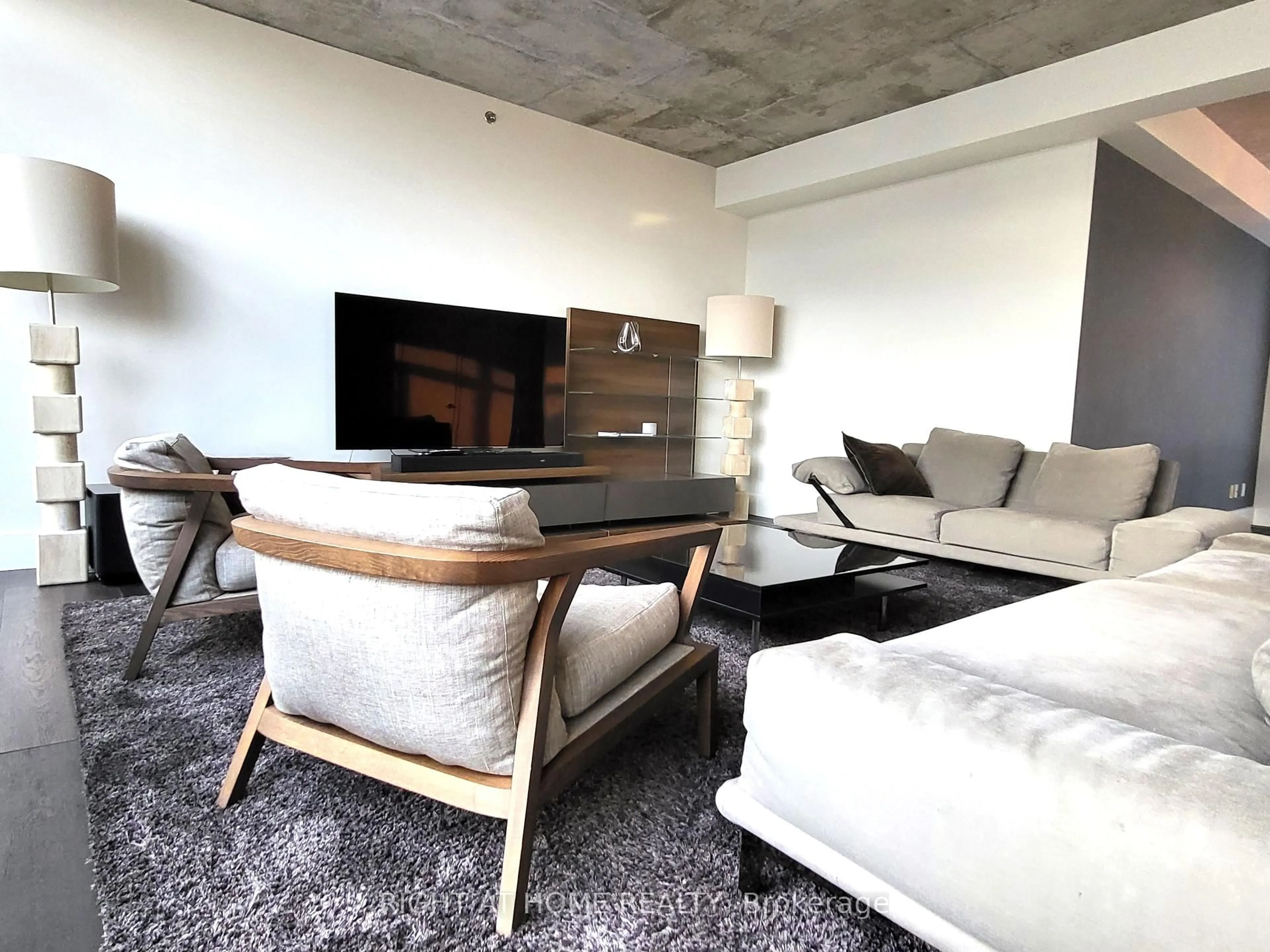 Living room with furniture, unknown for 55 Stewart St #PH1027, Toronto Ontario M5V 2V1
