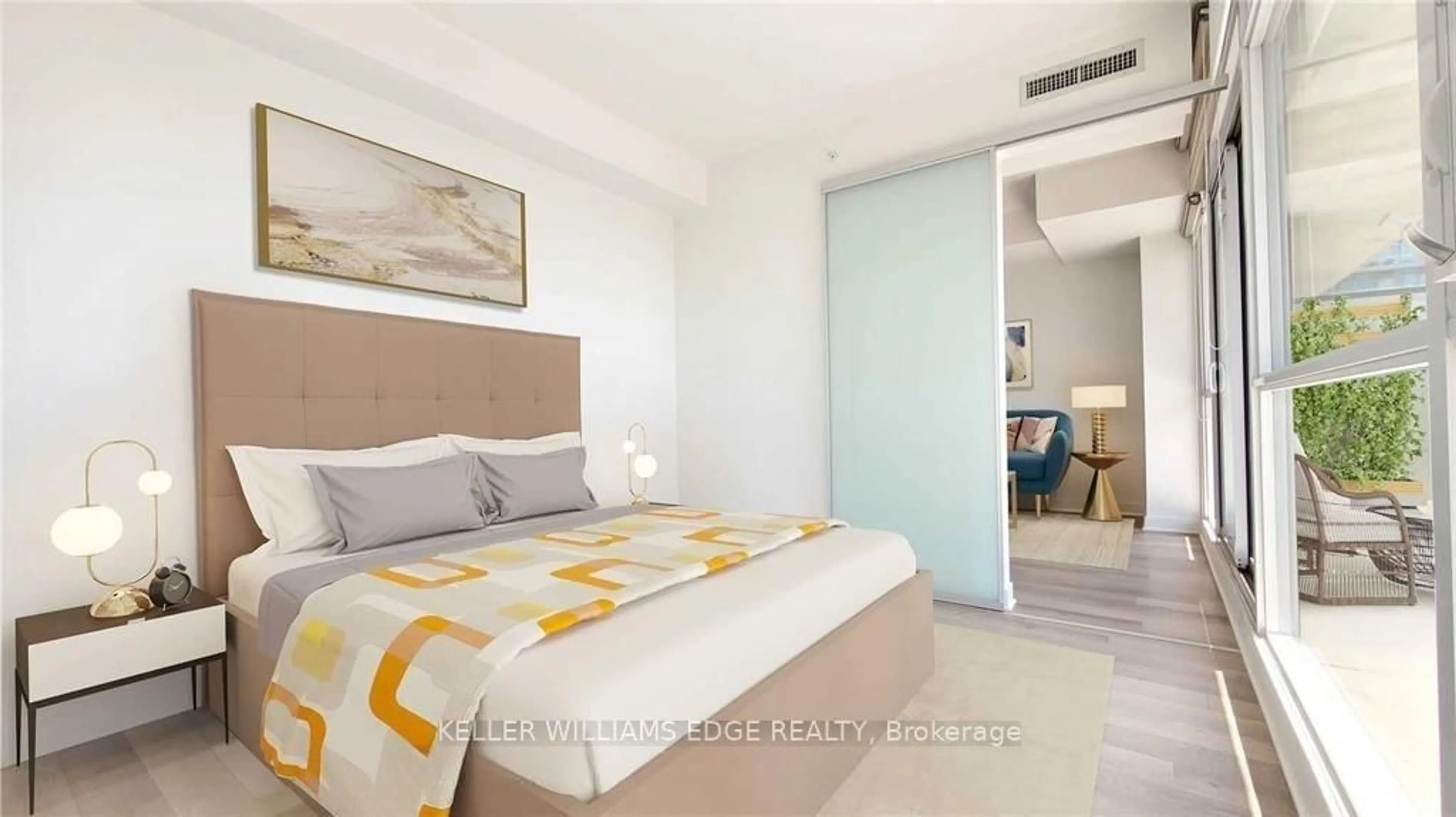 Bedroom with bed, unknown for 290 Adelaide St #3602, Toronto Ontario M5V 0P3