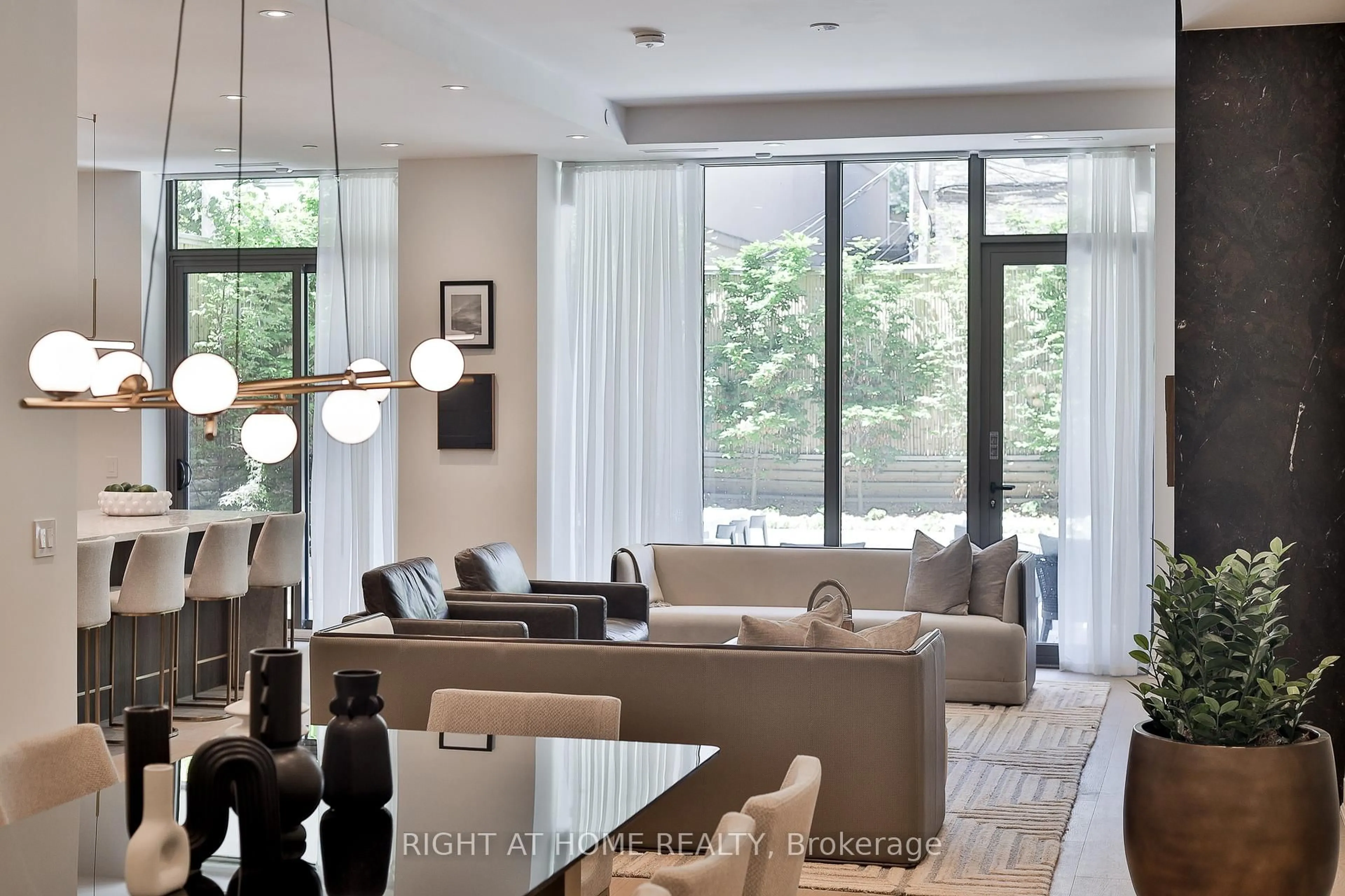 Living room with furniture, unknown for 10 Prince Arthur Ave #Garden Home 1, Toronto Ontario M5R 1A9
