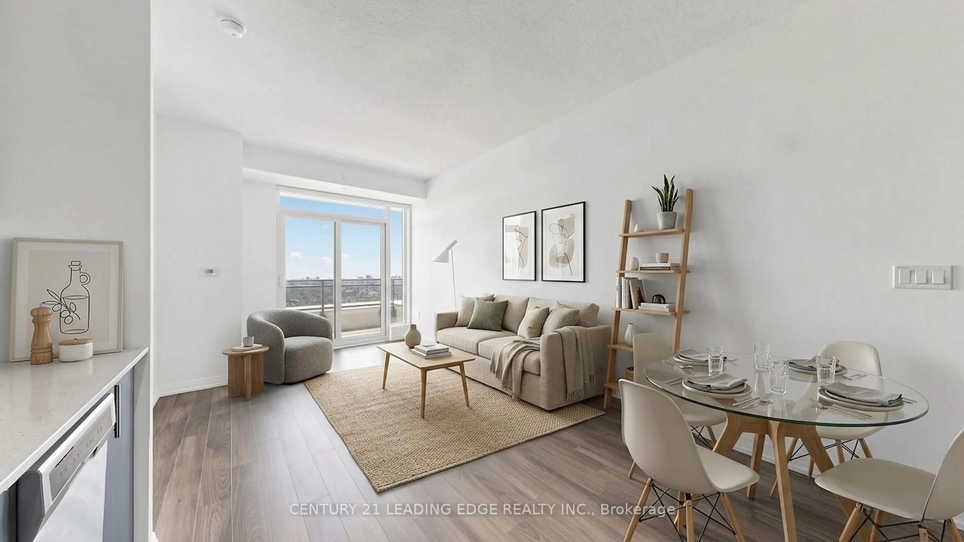 Living room with furniture, unknown for 55 ANN O'REILLY Rd ##3605, Toronto Ontario M2J 0E1