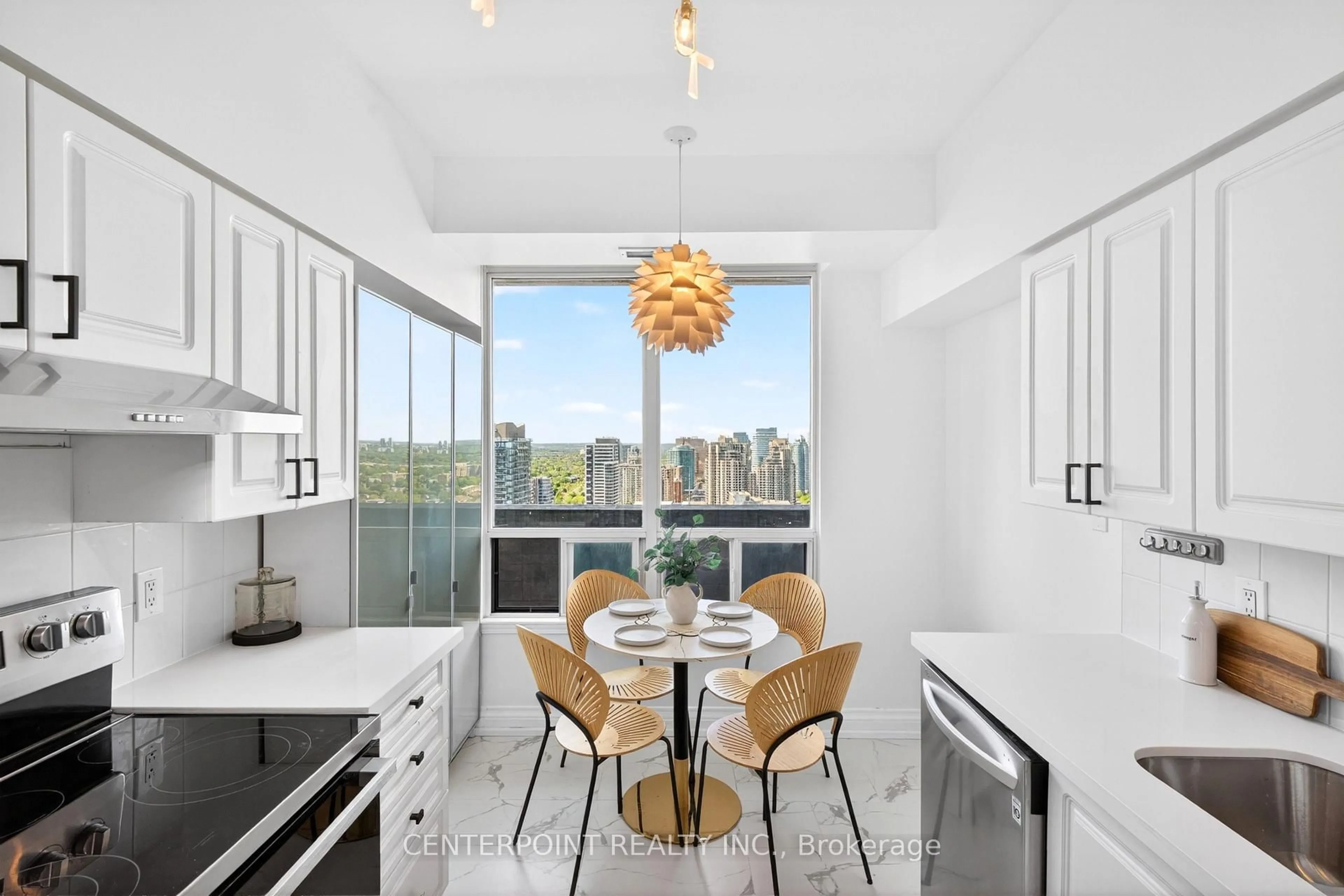 Contemporary kitchen, unknown for 33 Empress Ave #Ph201, Toronto Ontario M2N 3T2