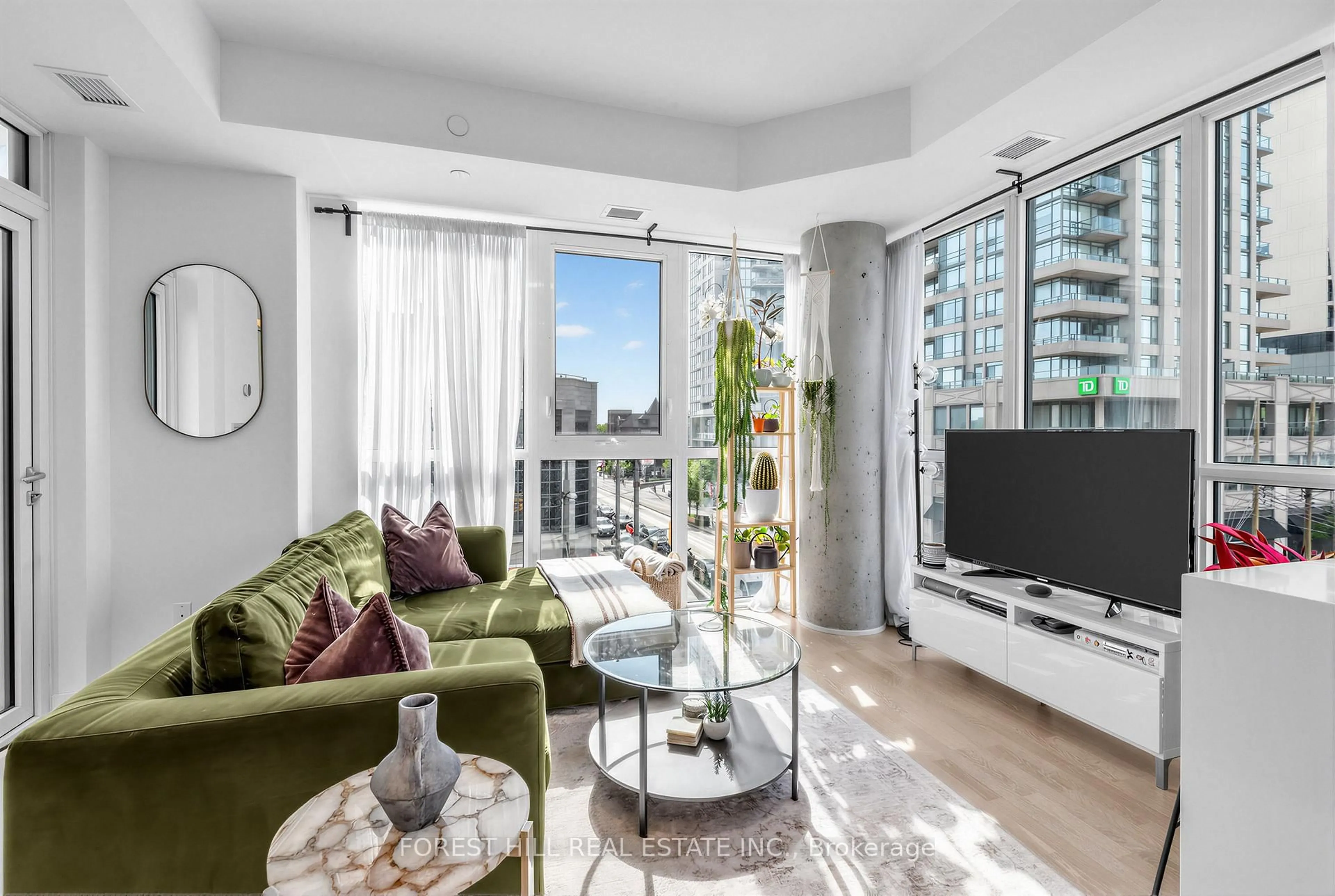 Living room with furniture, unknown for 501 St Clair Ave #326, Toronto Ontario M5P 0A2