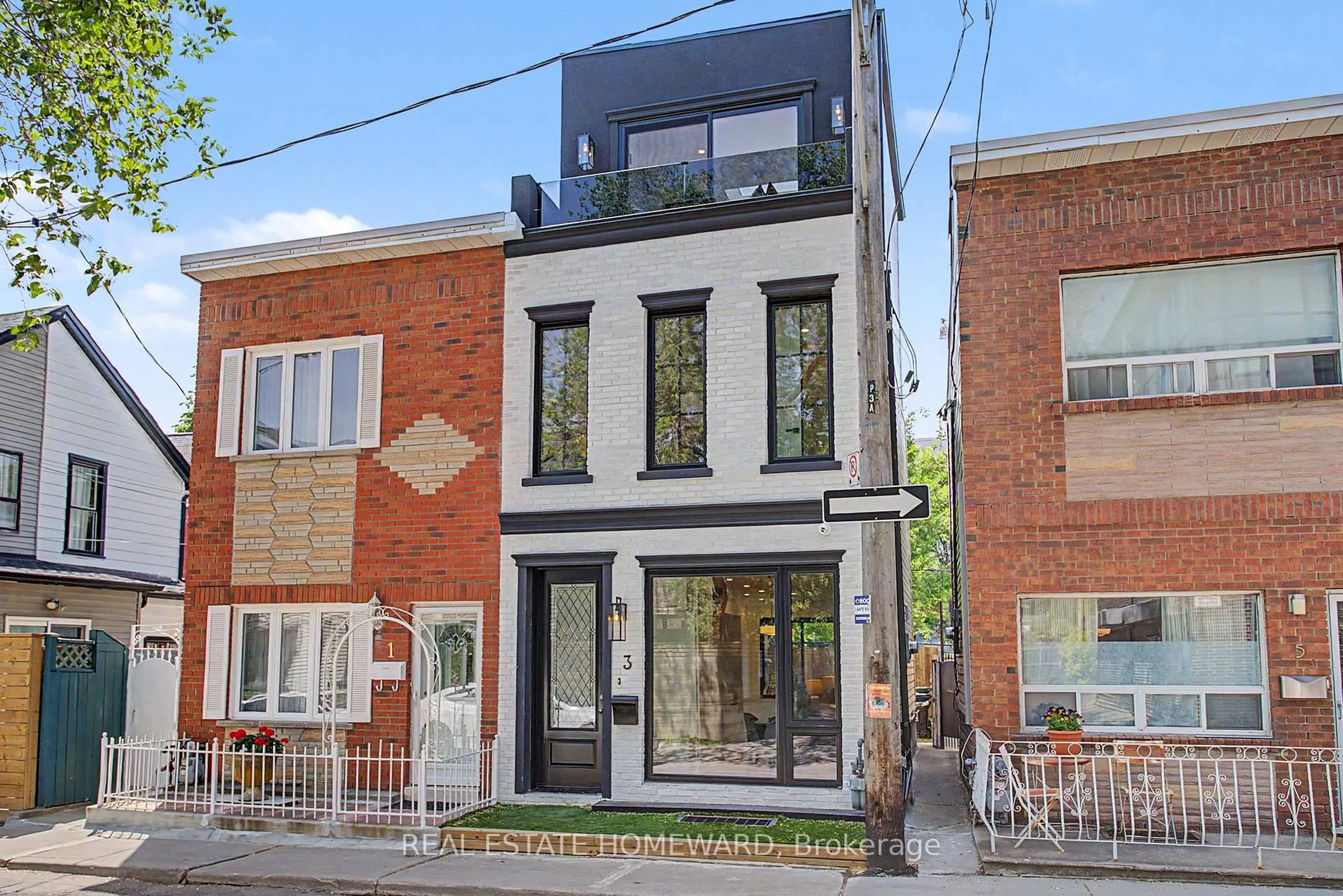 Home with brick exterior material, street for 3 Rebecca St, Toronto Ontario M6J 1K8