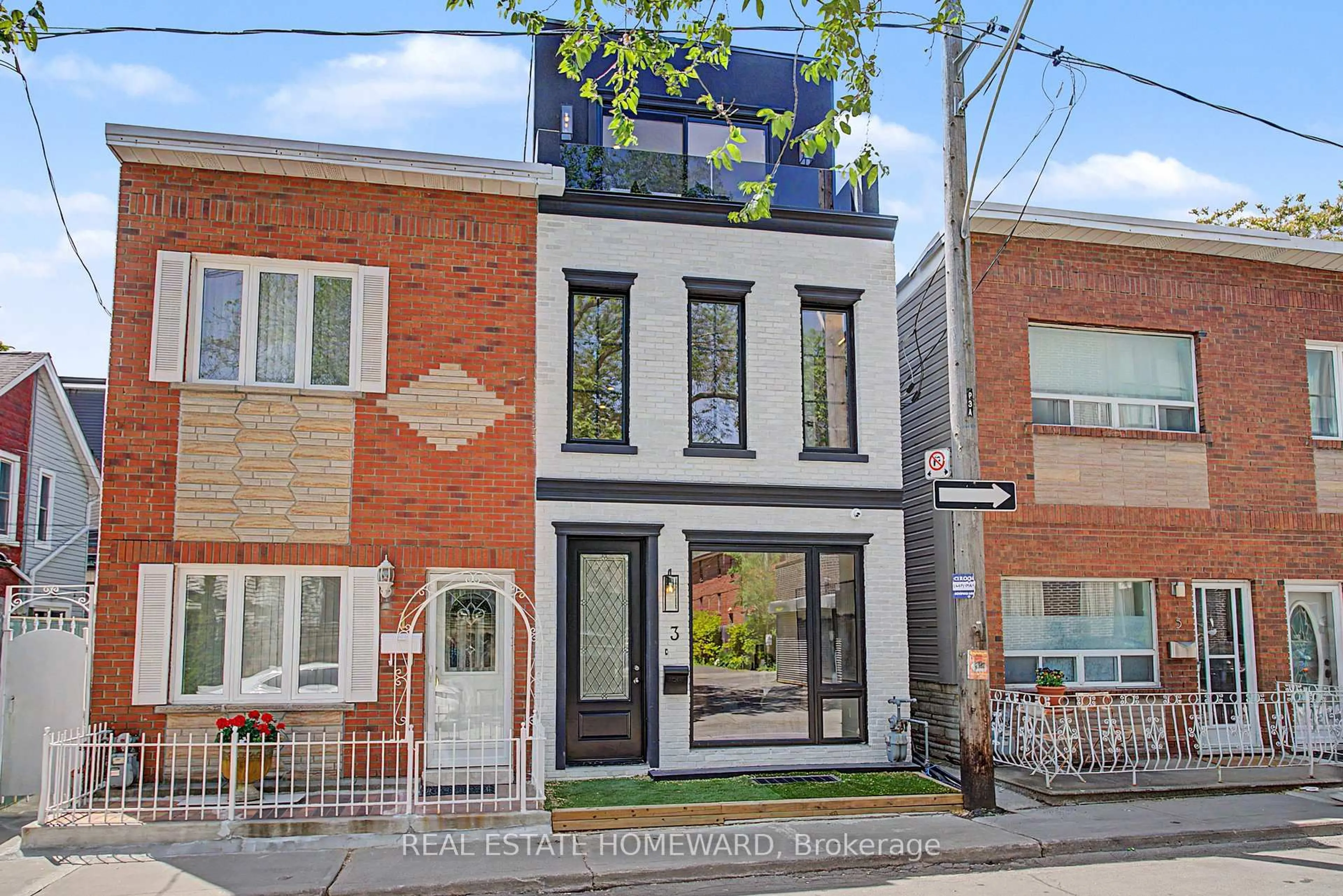 Home with brick exterior material, street for 3 Rebecca St, Toronto Ontario M6J 1K8