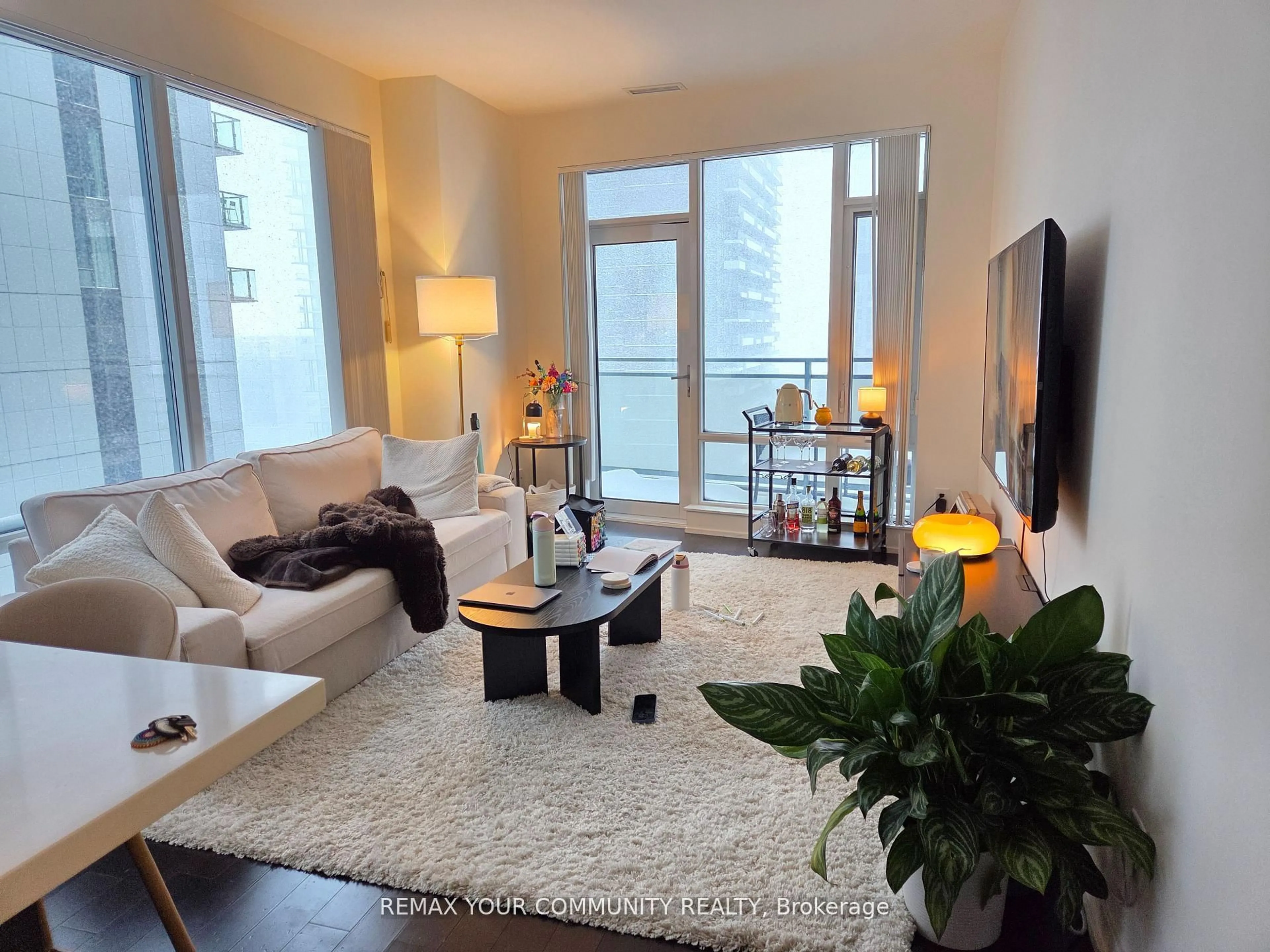 Living room with furniture, unknown for 21 Widmer St #2302, Toronto Ontario M5V 0B8