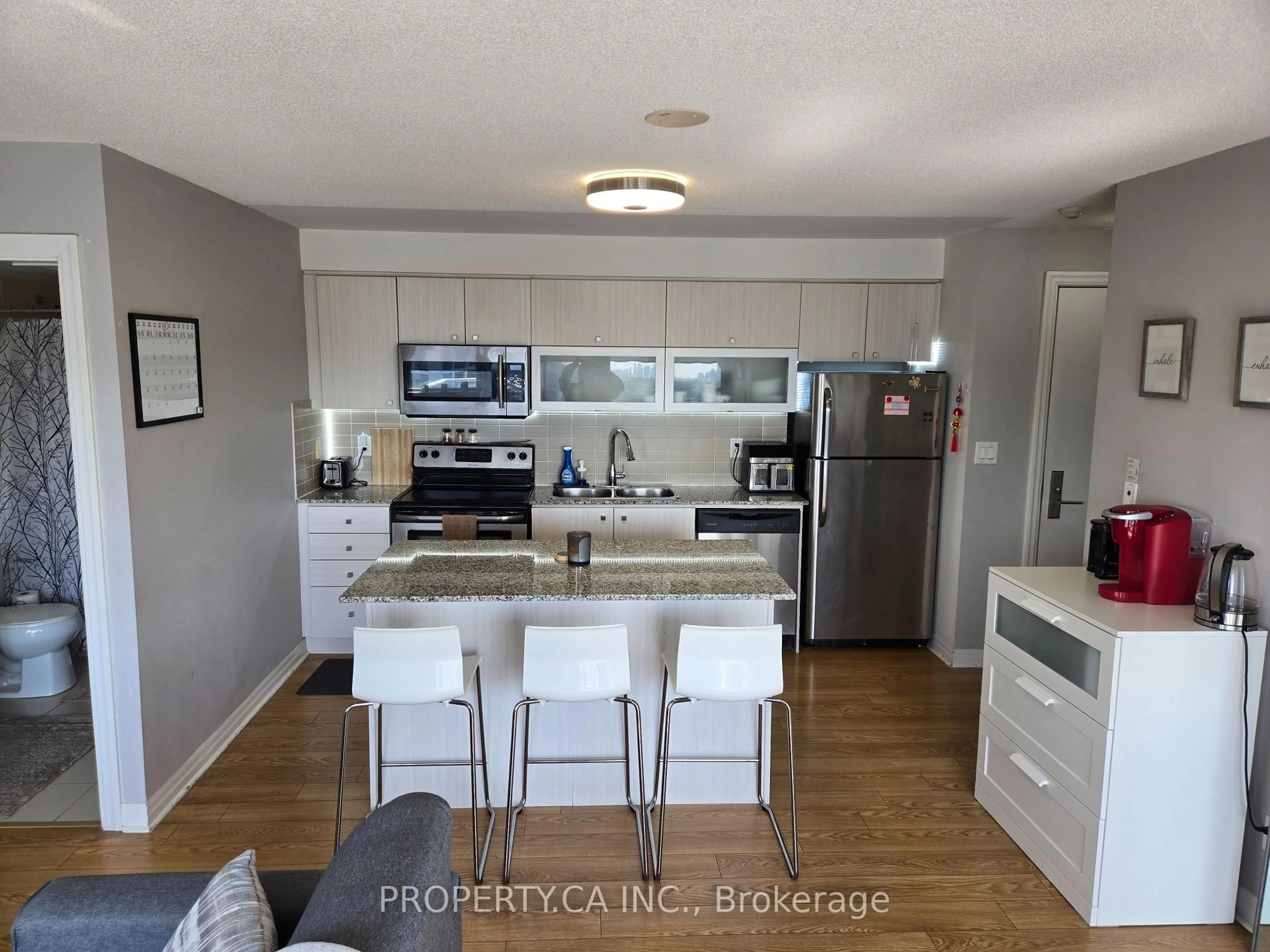 Open concept kitchen, unknown for 2015 Sheppard Ave #1710, Toronto Ontario M2J 0B3