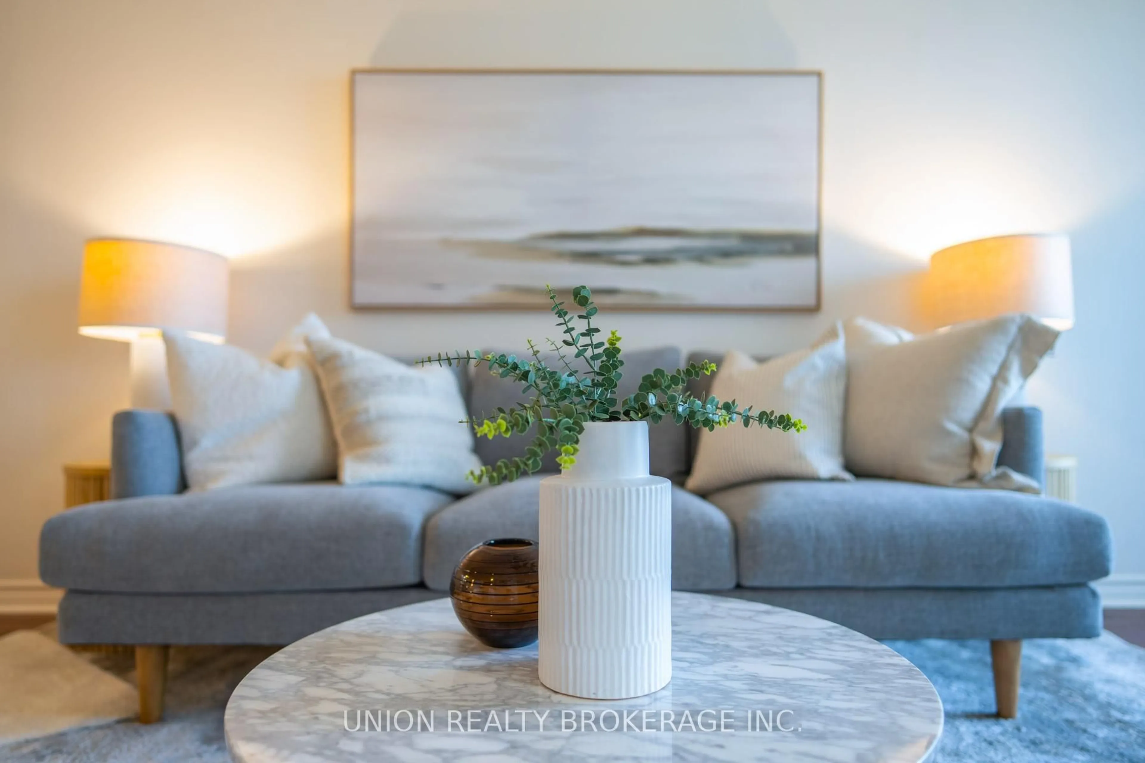 Living room with furniture, unknown for 1 Rean Dr #814, Toronto Ontario M2K 1H1