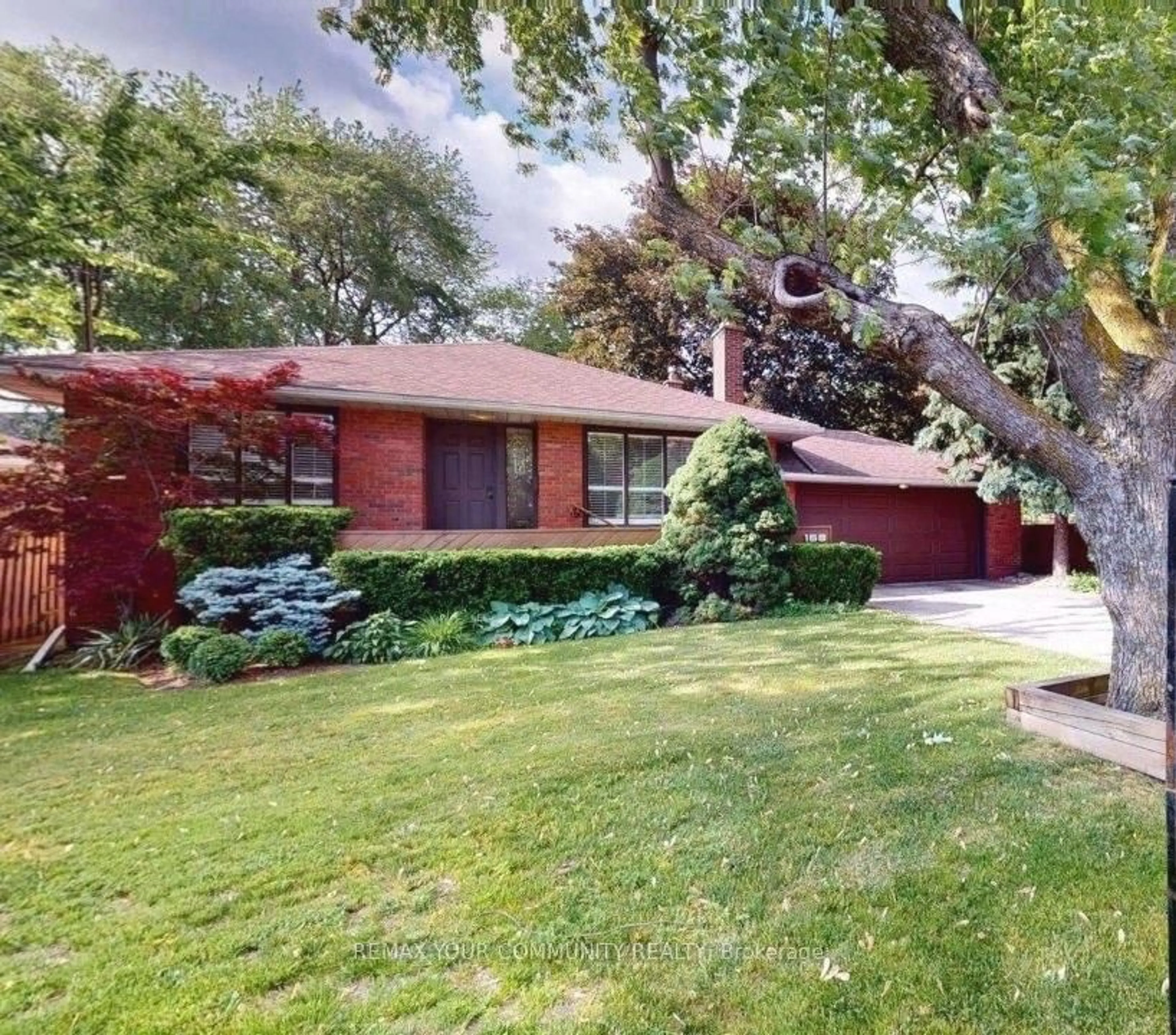 Home with brick exterior material, street for 168 York Mills Rd, Toronto Ontario M2L 1K7