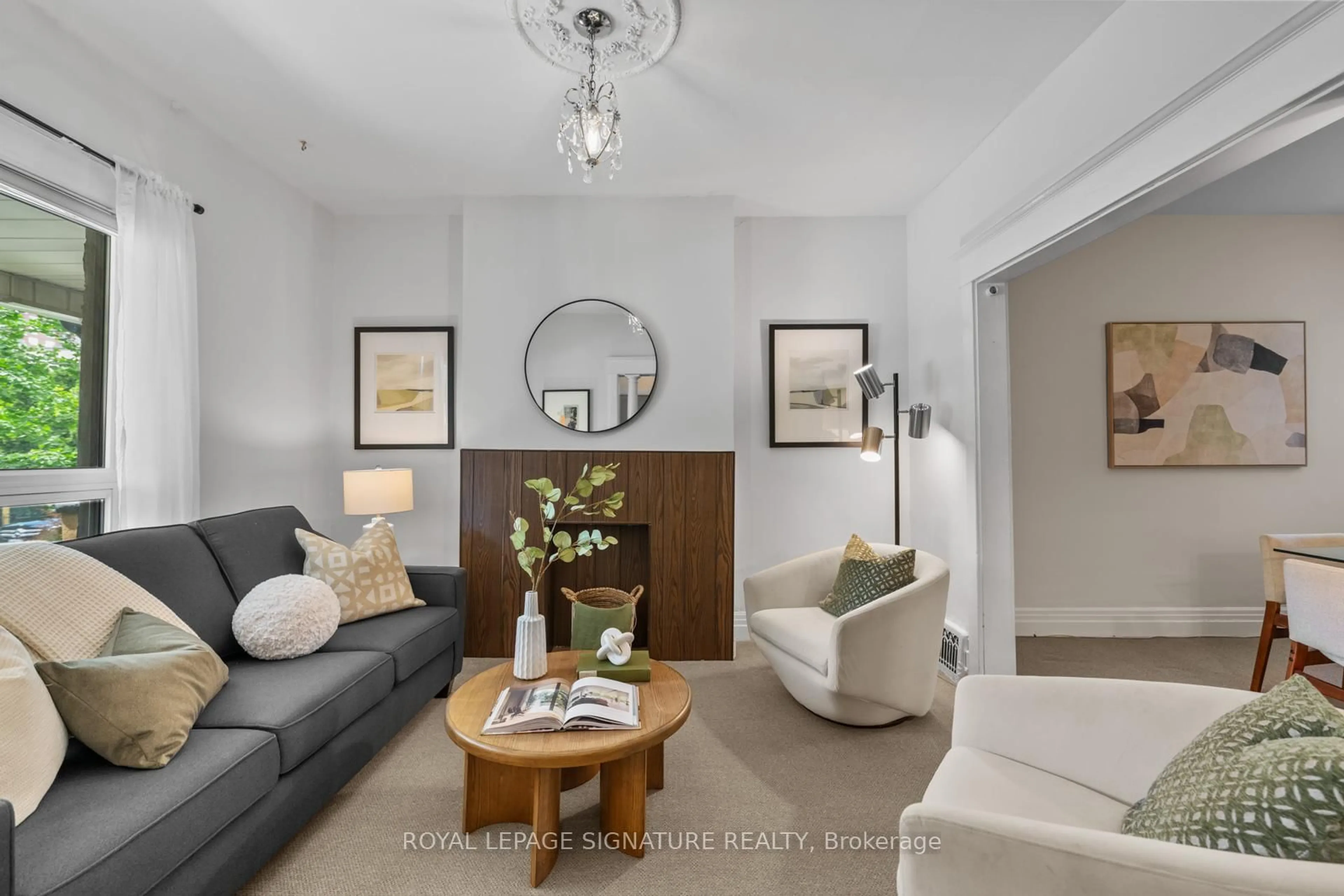 Living room with furniture, unknown for 261A St Helen's Ave, Toronto Ontario M6H 4A2