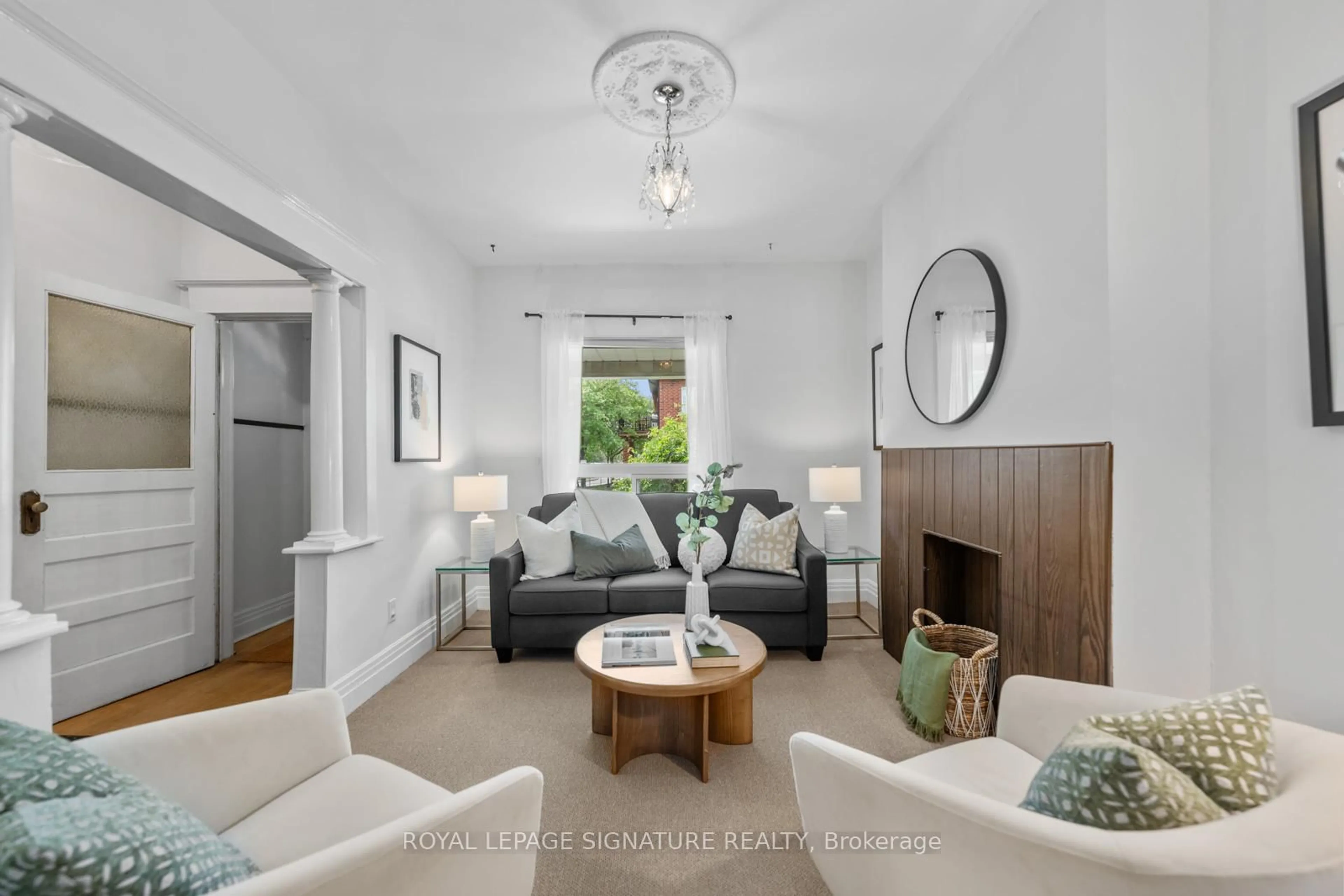 Living room with furniture, unknown for 261A St Helen's Ave, Toronto Ontario M6H 4A2