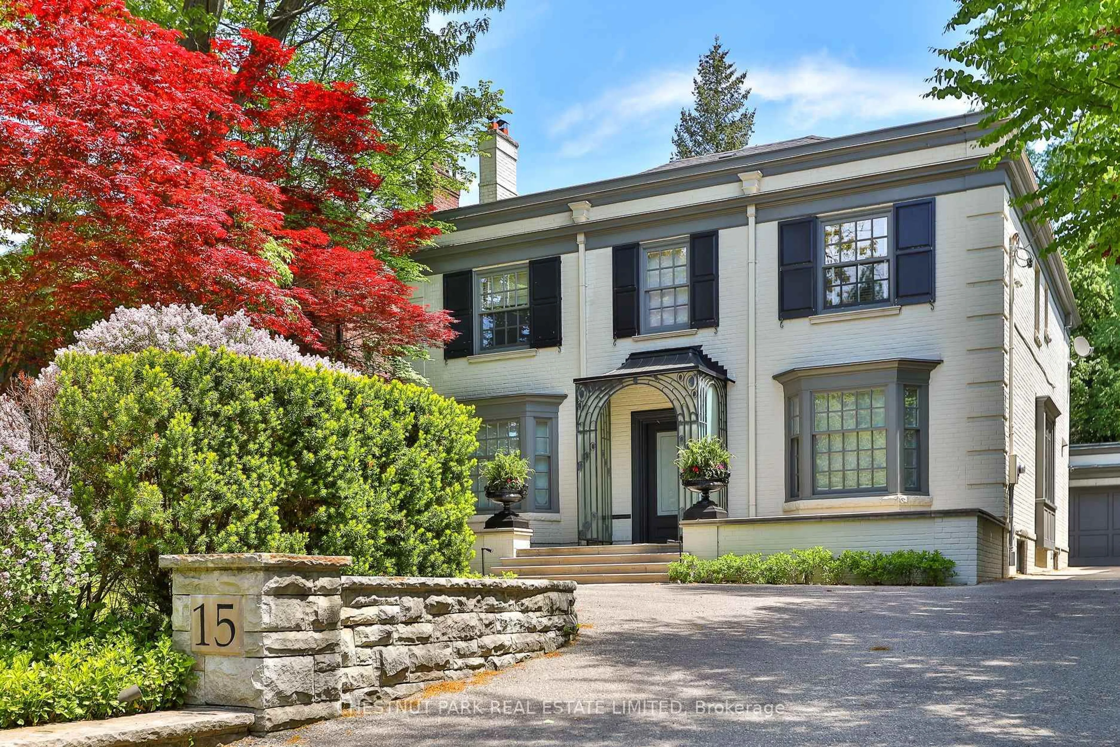 Home with brick exterior material, street for 15 Alexandra Wood, Toronto Ontario M5N 2S2