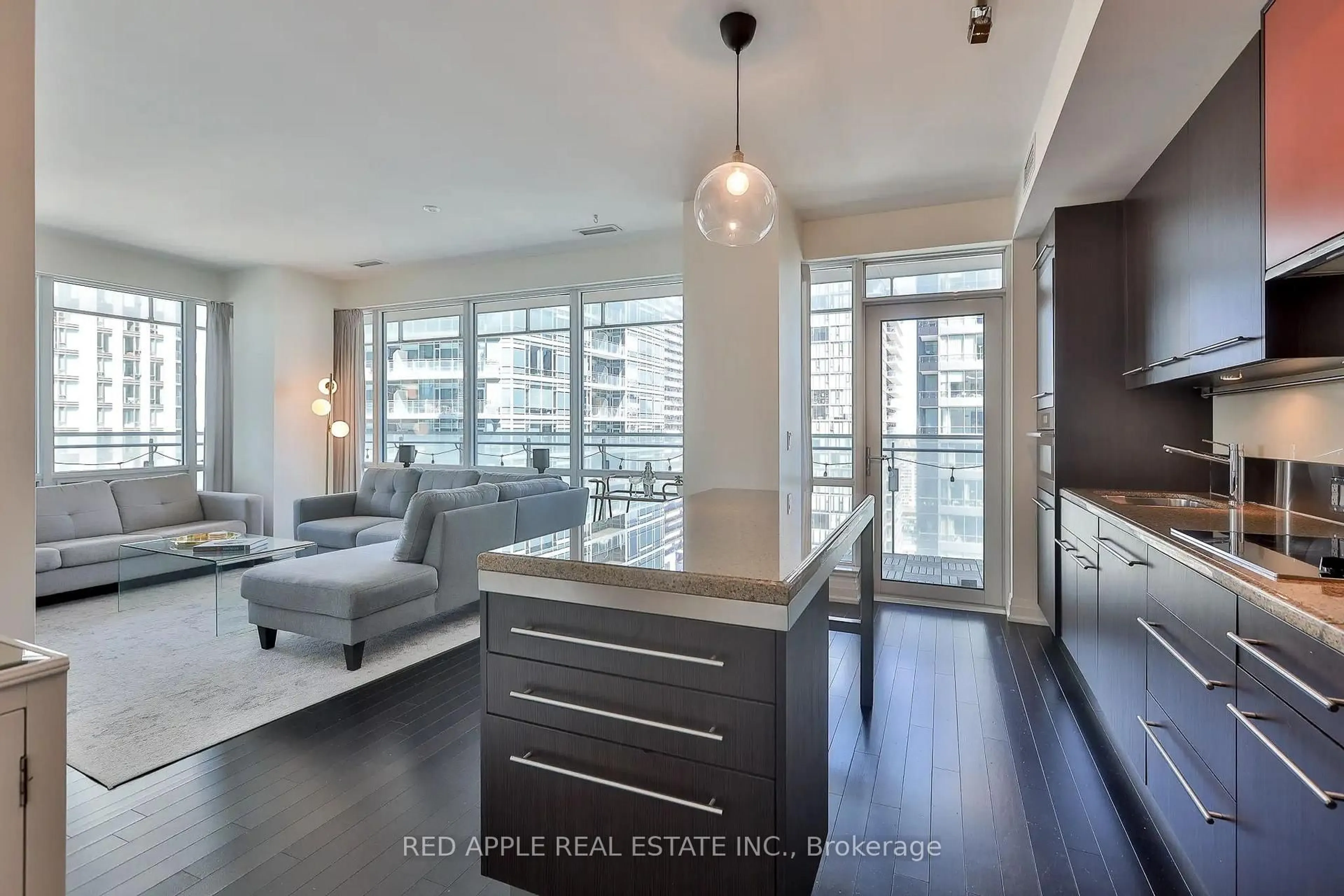 Open concept kitchen, unknown for 80 John St #3105, Toronto Ontario M5V 1J2