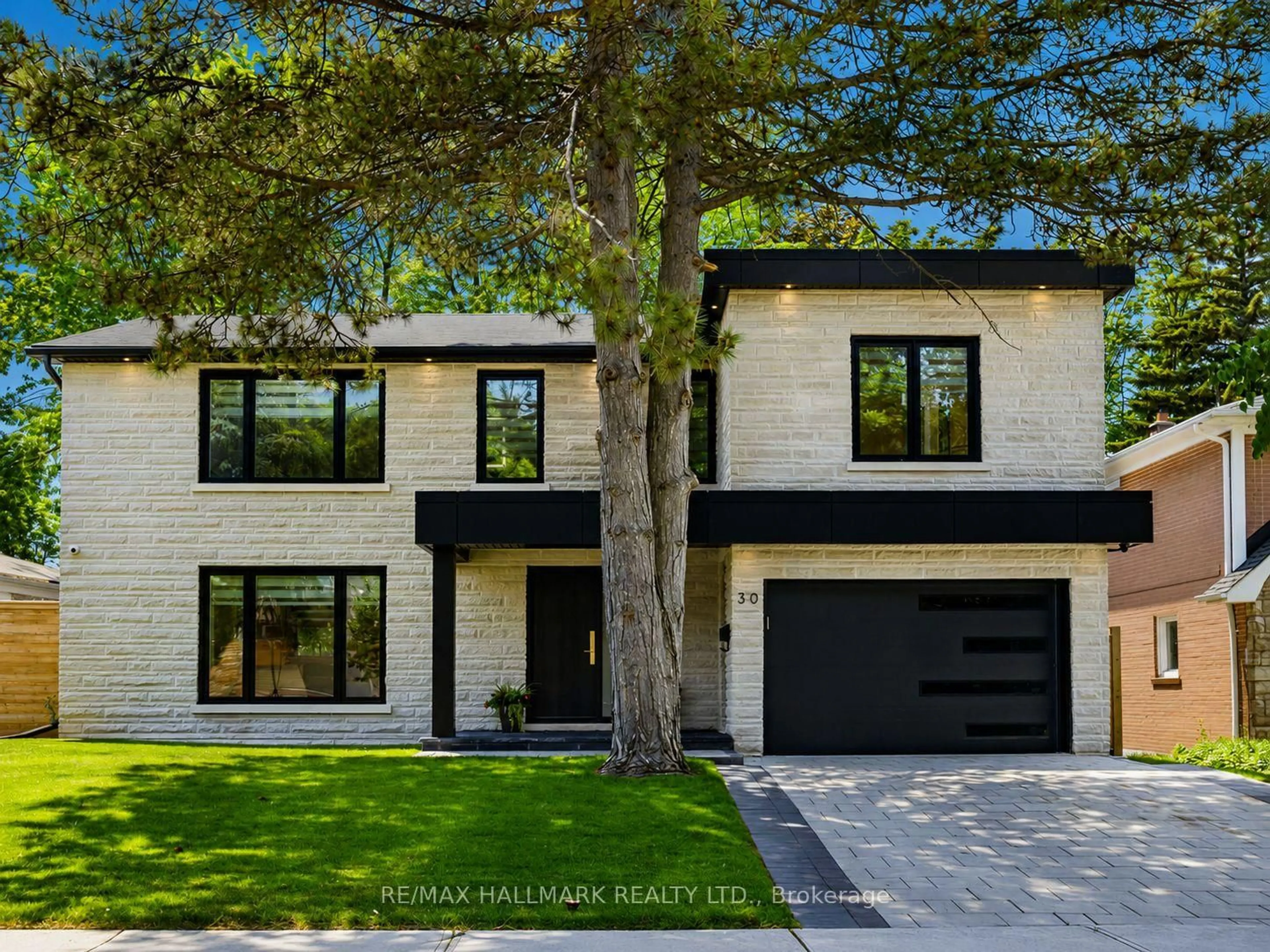 Home with brick exterior material, street for 30 Kellythorne Dr, Toronto Ontario M3A 2L4