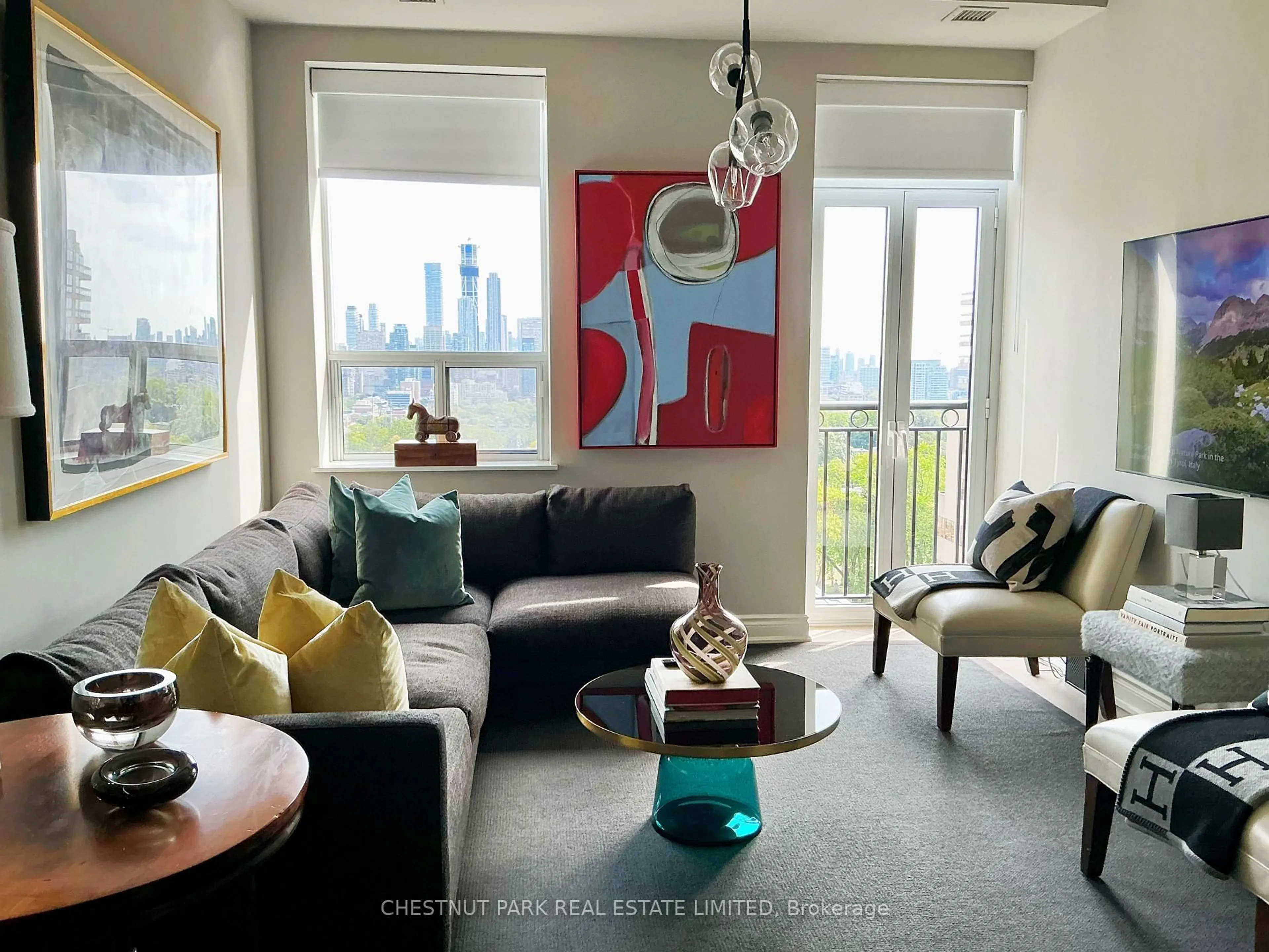 Living room with furniture, unknown for 48 St Clair Ave #1104, Toronto Ontario M4V 2Z2