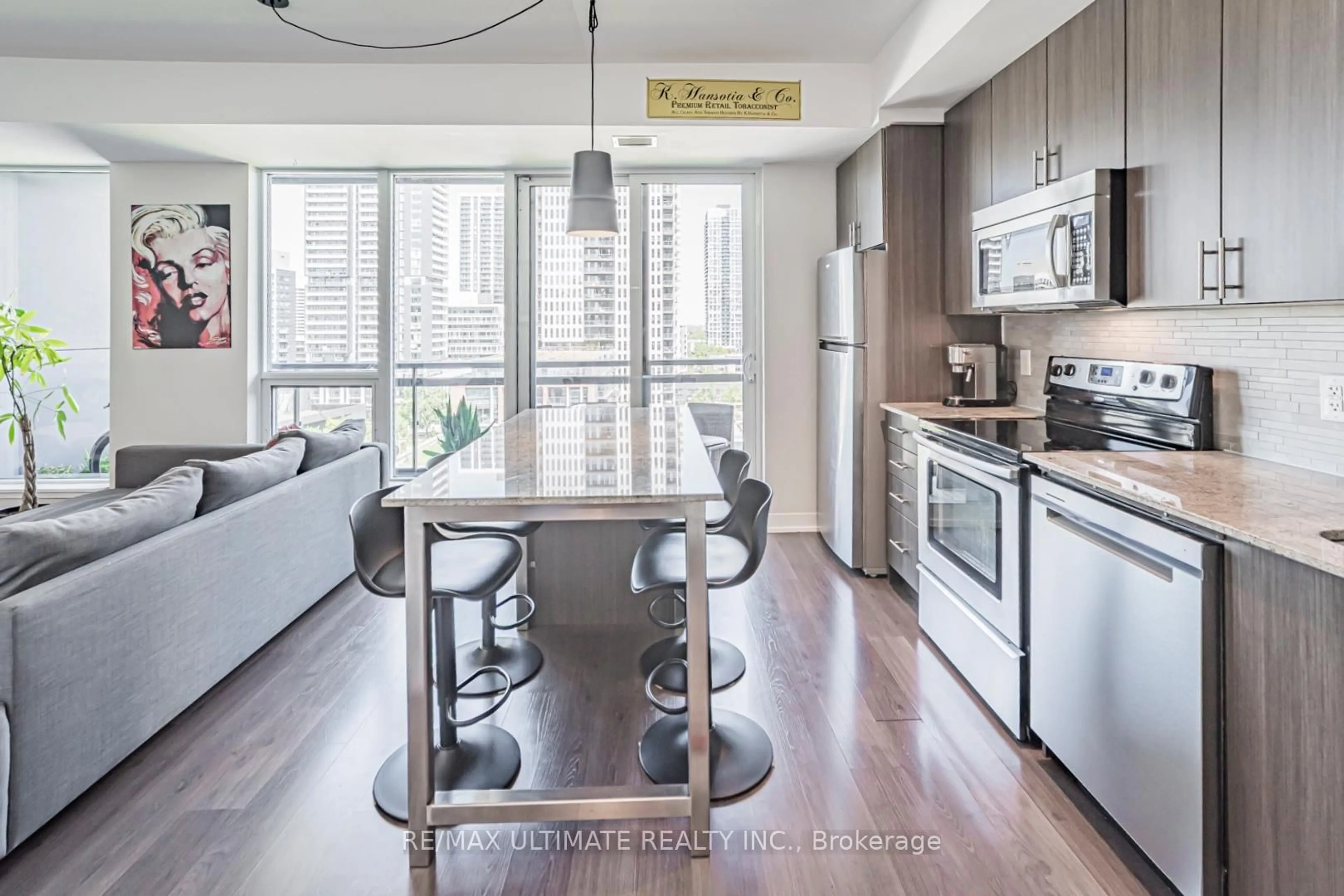 Open concept kitchen, unknown for 225 Sackville St #901, Toronto Ontario M5A 0B9