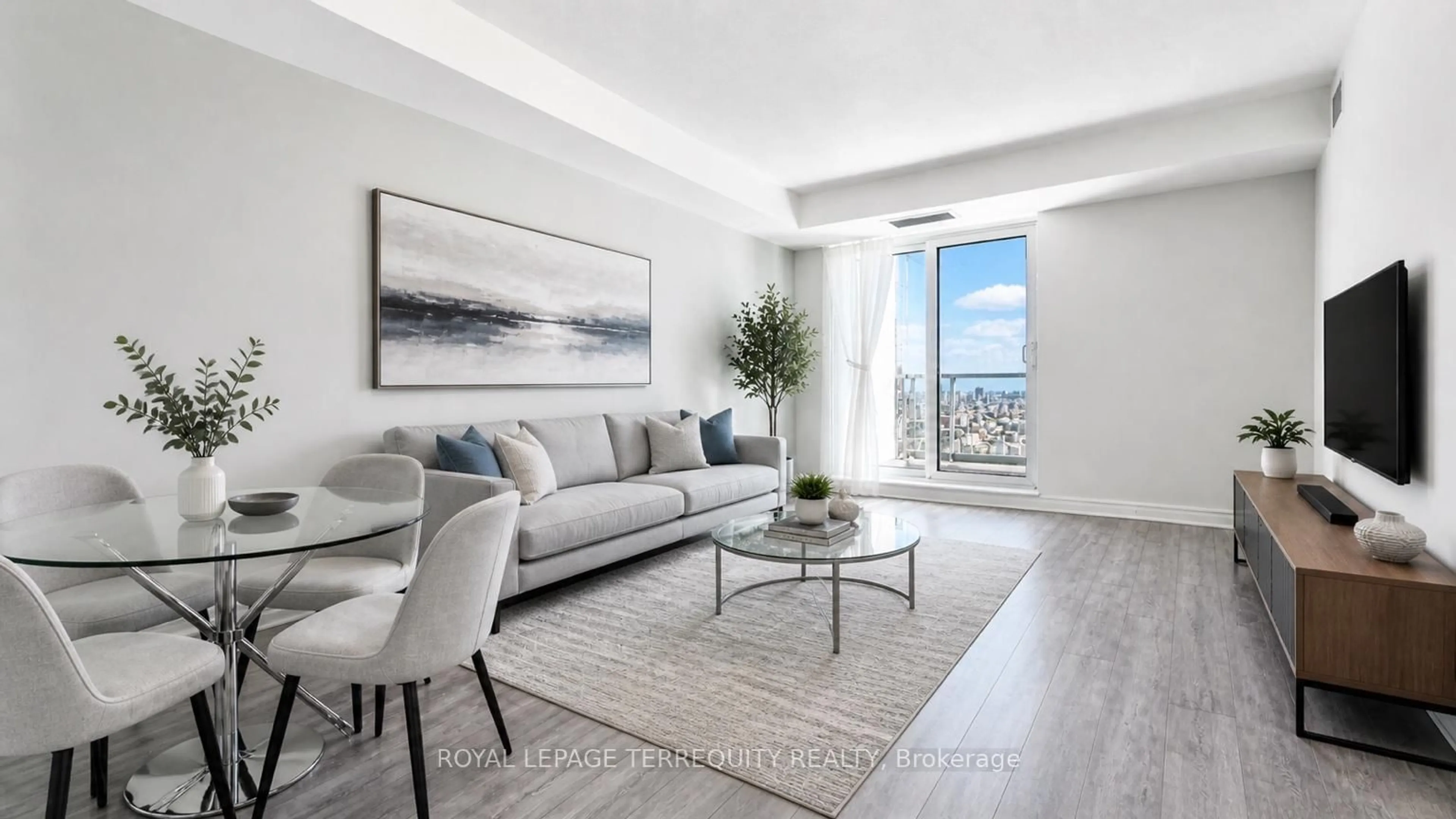 Living room with furniture, unknown for 4968 Yonge St #3508, Toronto Ontario M2N 7G9