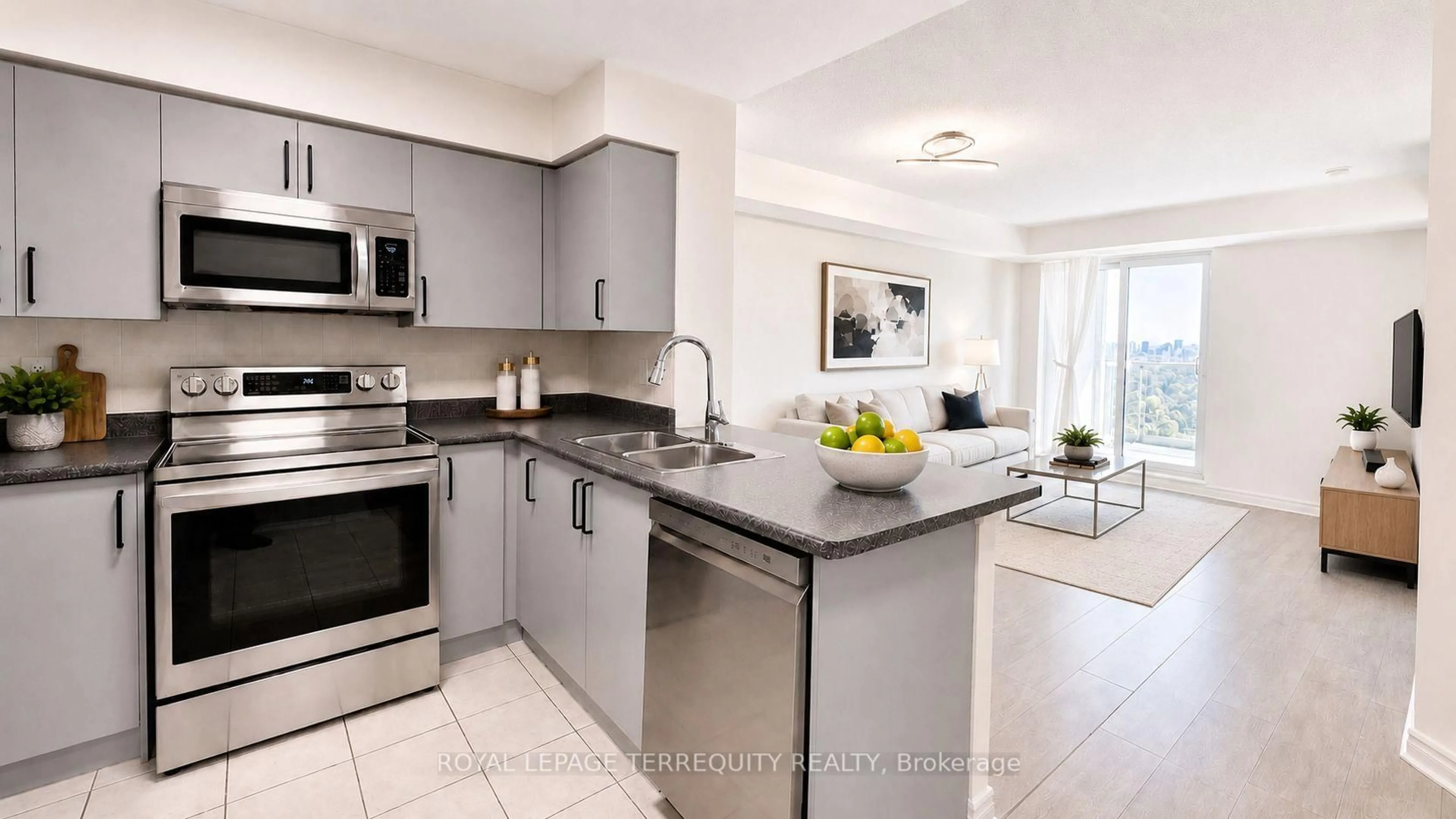 Open concept kitchen, unknown for 4968 Yonge St #3508, Toronto Ontario M2N 7G9