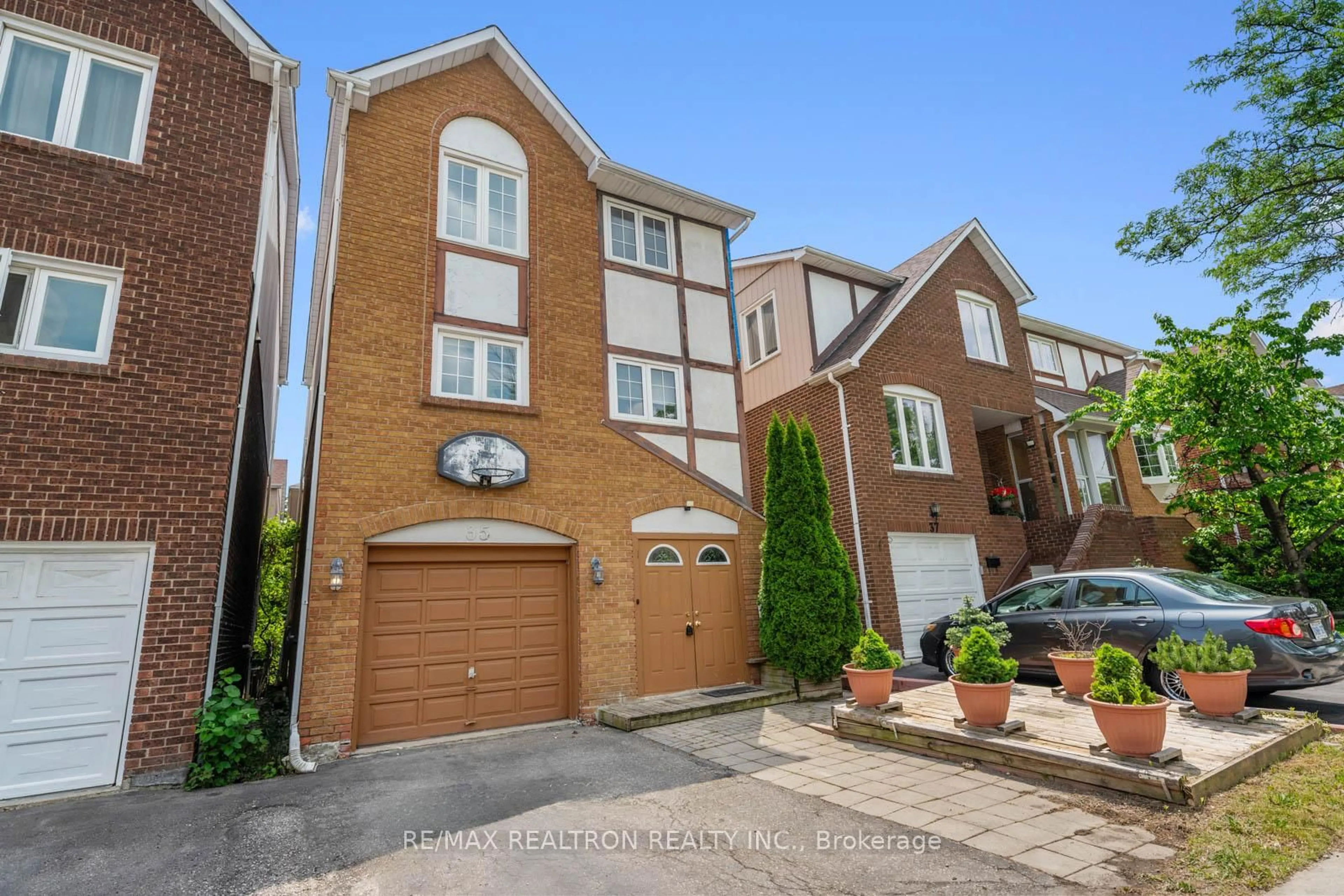 Home with brick exterior material, street for 35 Festival Dr, Toronto Ontario M2R 3T9