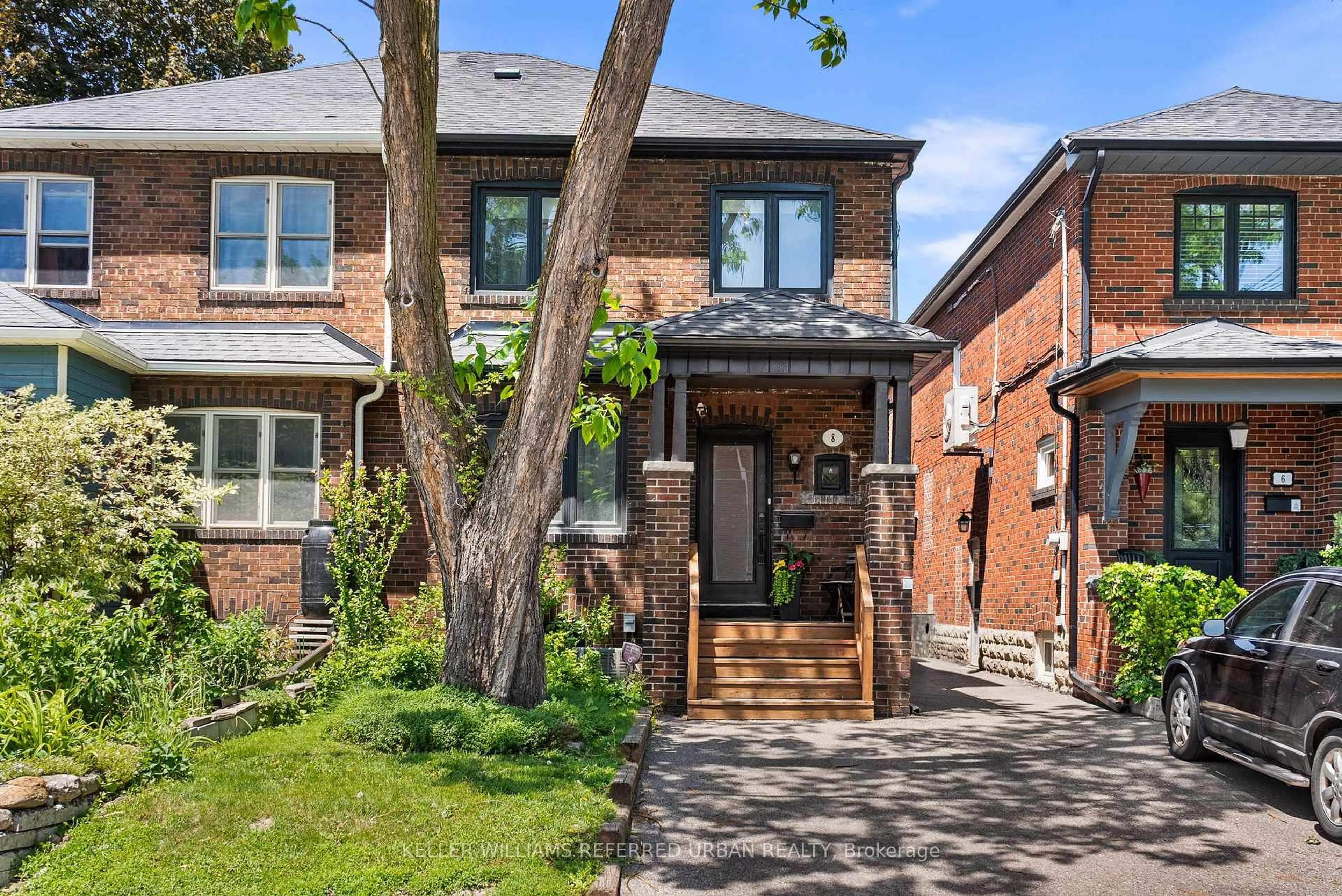 Home with brick exterior material, street for 8 Cloverlawn Ave, Toronto Ontario M6E 1H3