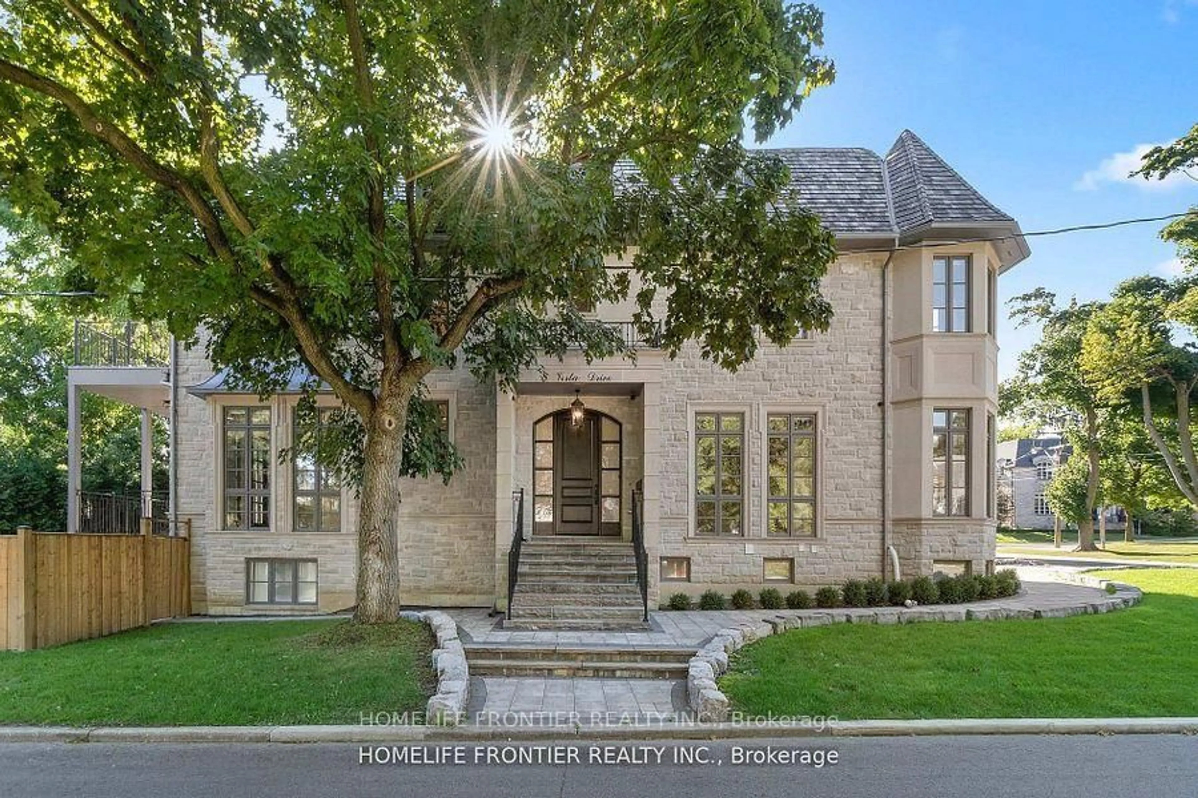 Home with brick exterior material, street for 8 Vesta Dr, Toronto Ontario M5P 2Z5
