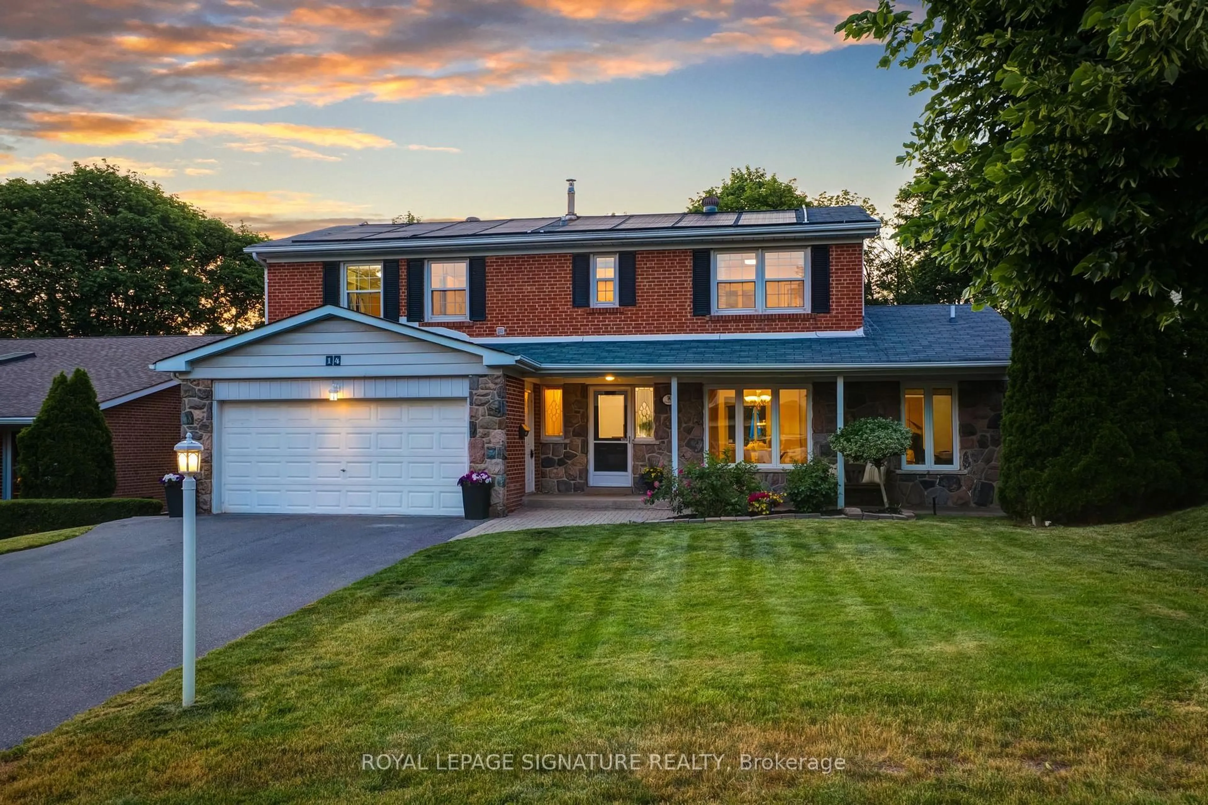 Home with brick exterior material, street for 14 Manorpark Crt, Toronto Ontario M2J 1A2