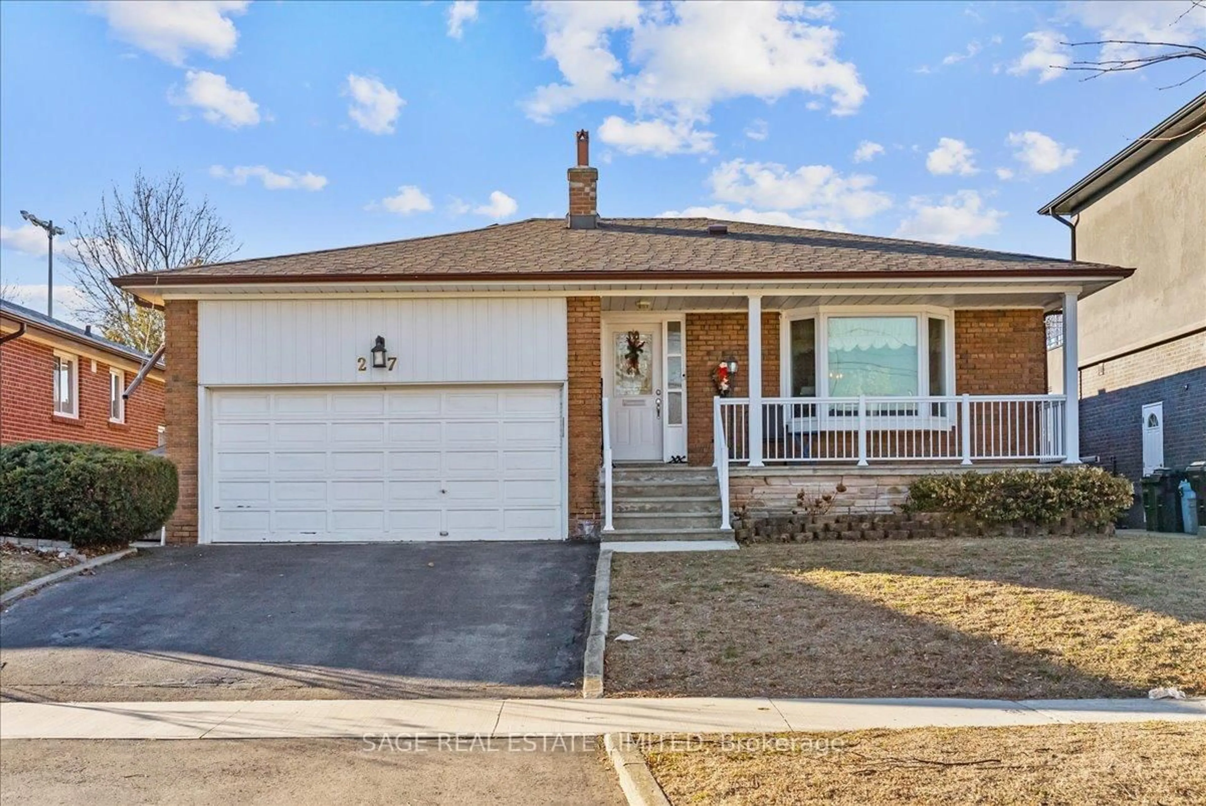 Home with brick exterior material, street for 27 Kathrose Dr, Toronto Ontario M2J 3P4