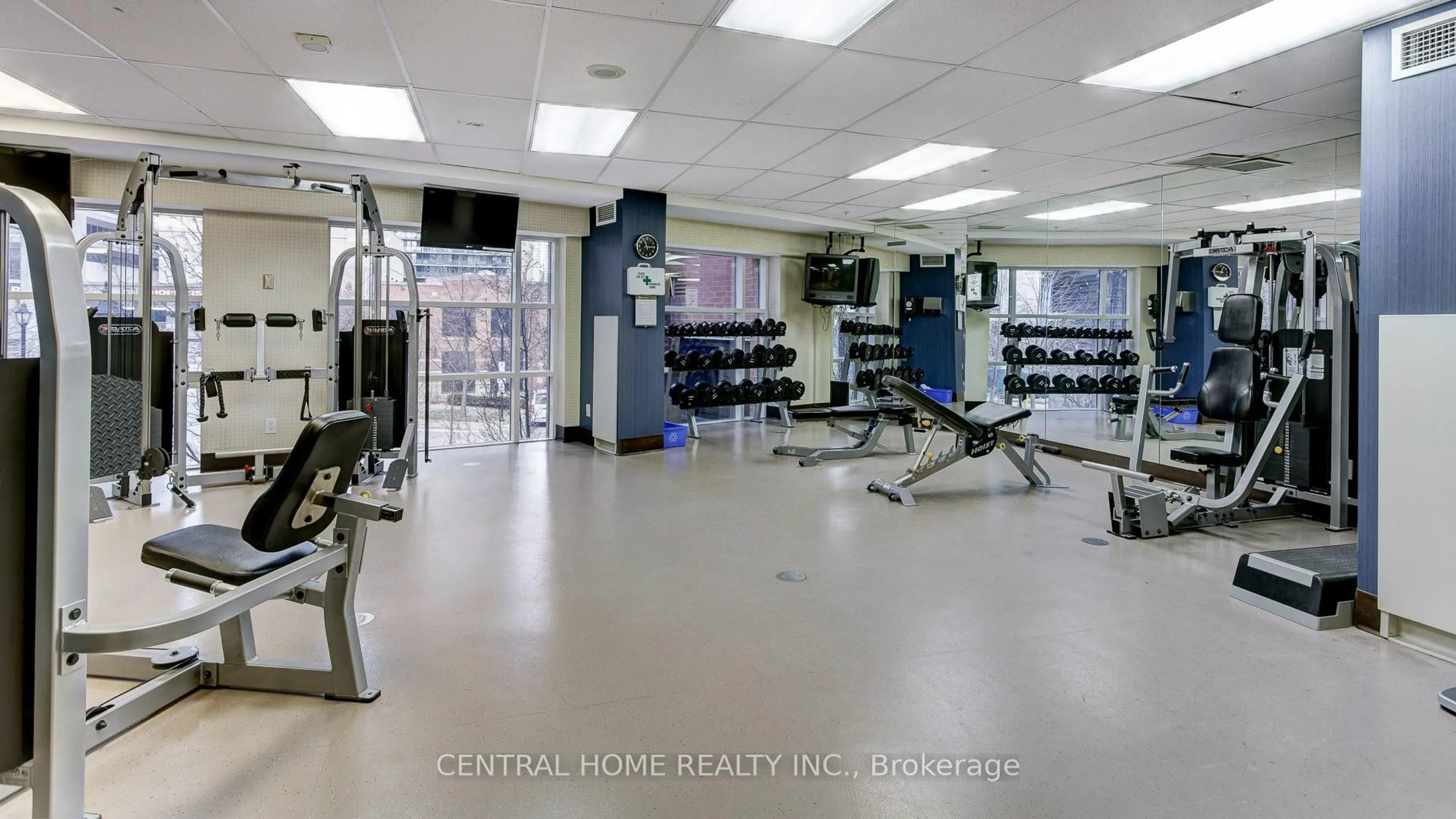 Gym or fitness room for 33 Sheppard Ave #211, Toronto Ontario M2N 7K1