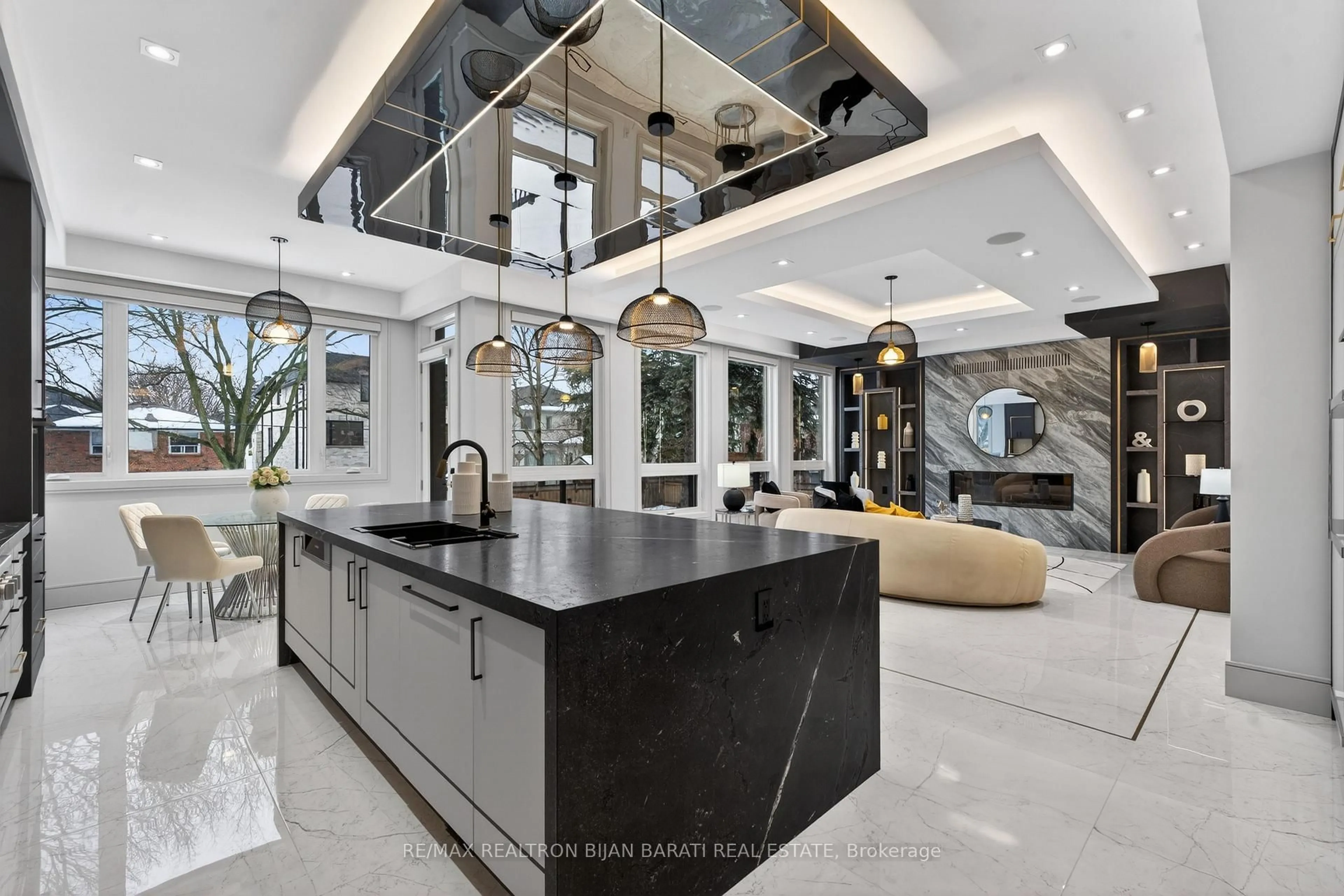 Contemporary kitchen, ceramic/tile floor for 164 Norton Ave, Toronto Ontario M2N 4A9