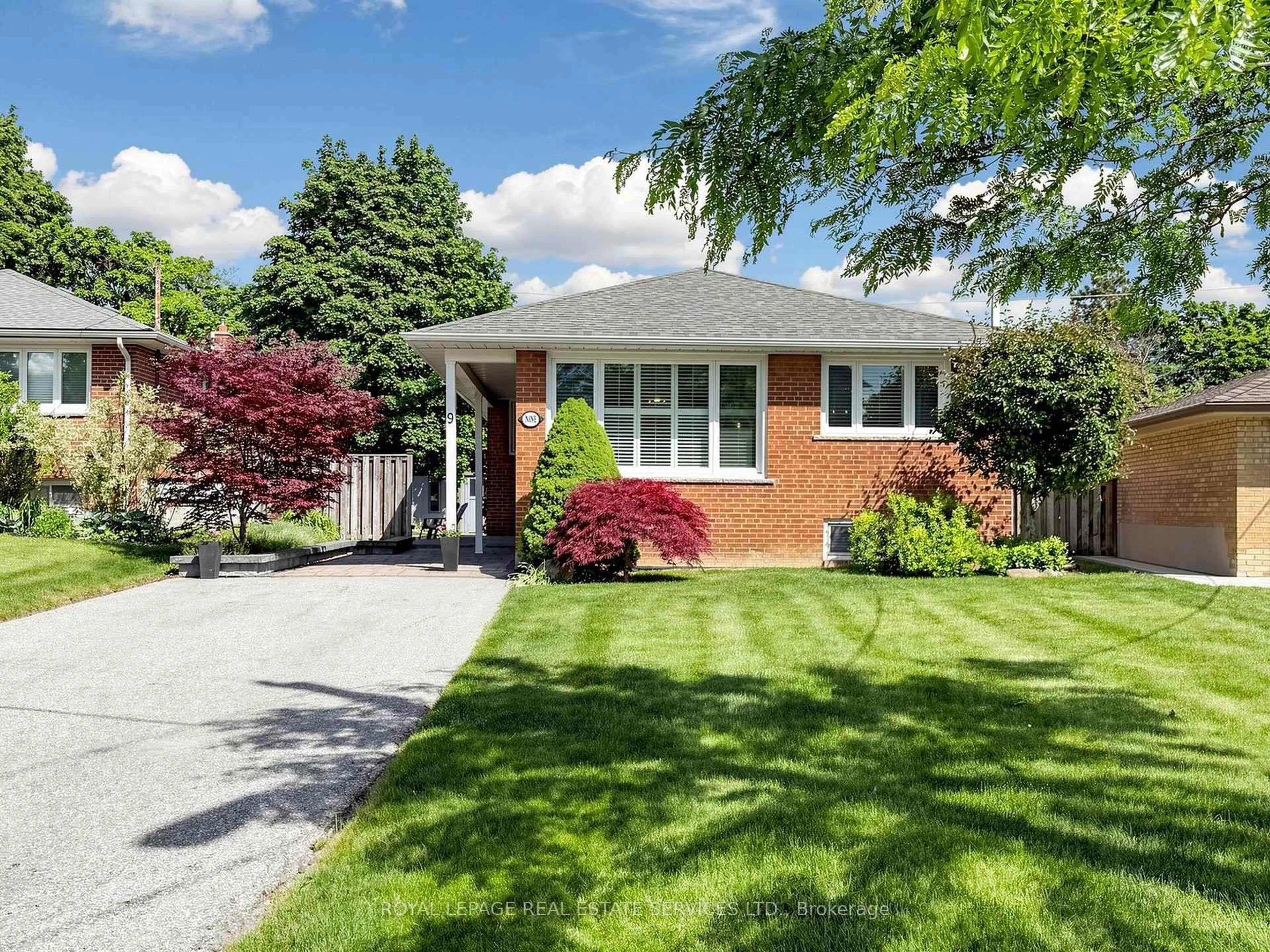 Home with brick exterior material, street for 9 Coral Cove Cres, Toronto Ontario M3A 1G7