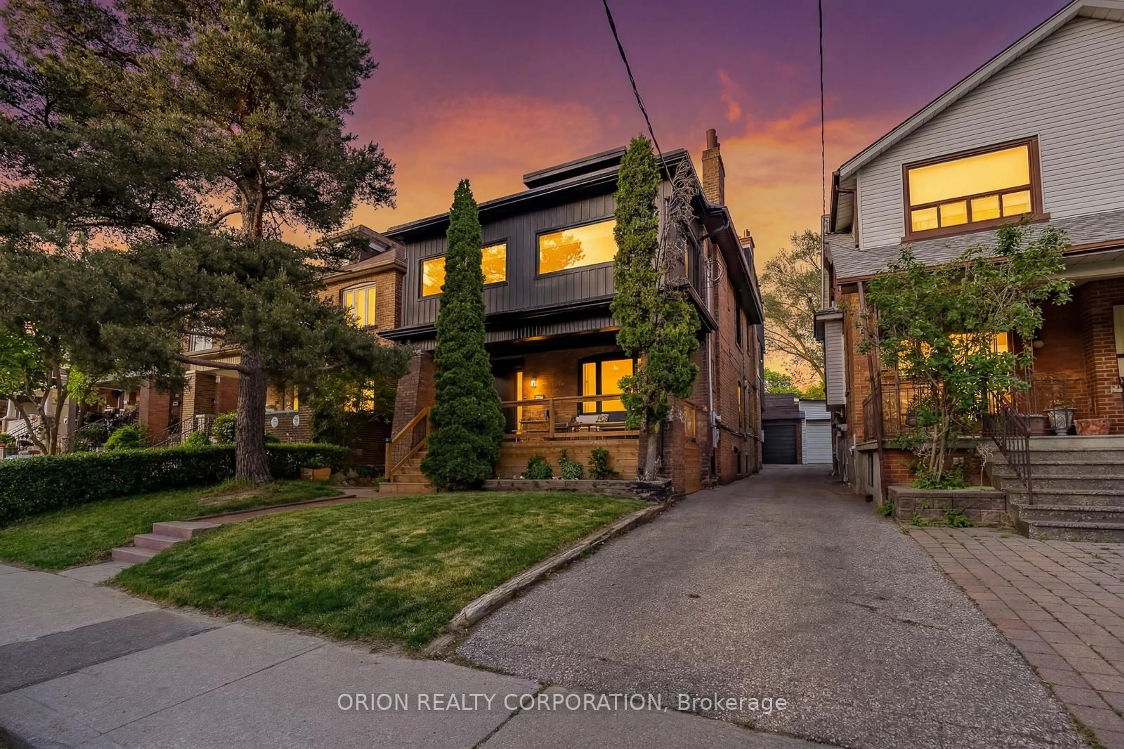 Home with brick exterior material, street for 185 Glenholme Ave, Toronto Ontario M6E 3C5