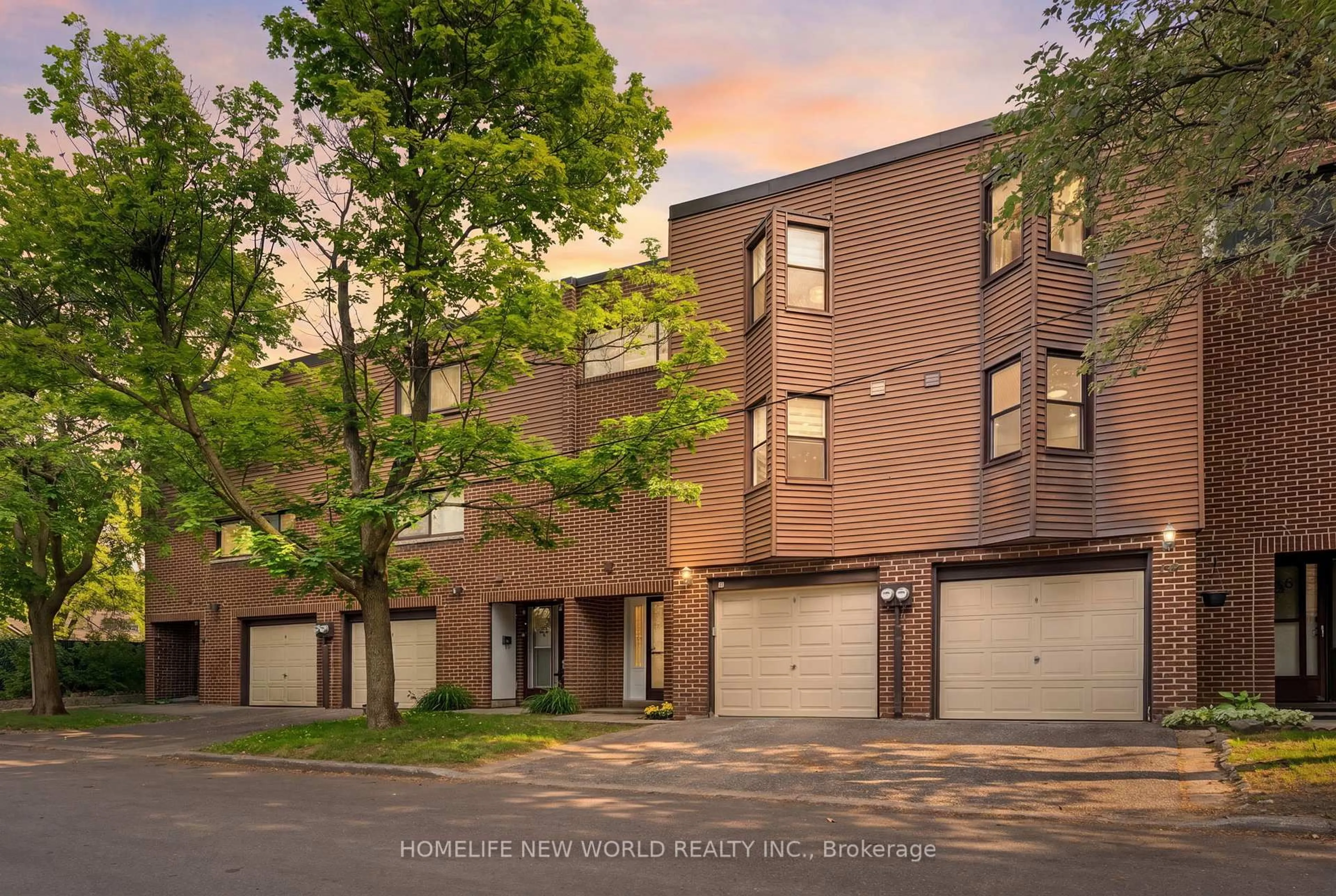 Home with brick exterior material, street for 87 Song Meadoway, Toronto Ontario M2H 2T9