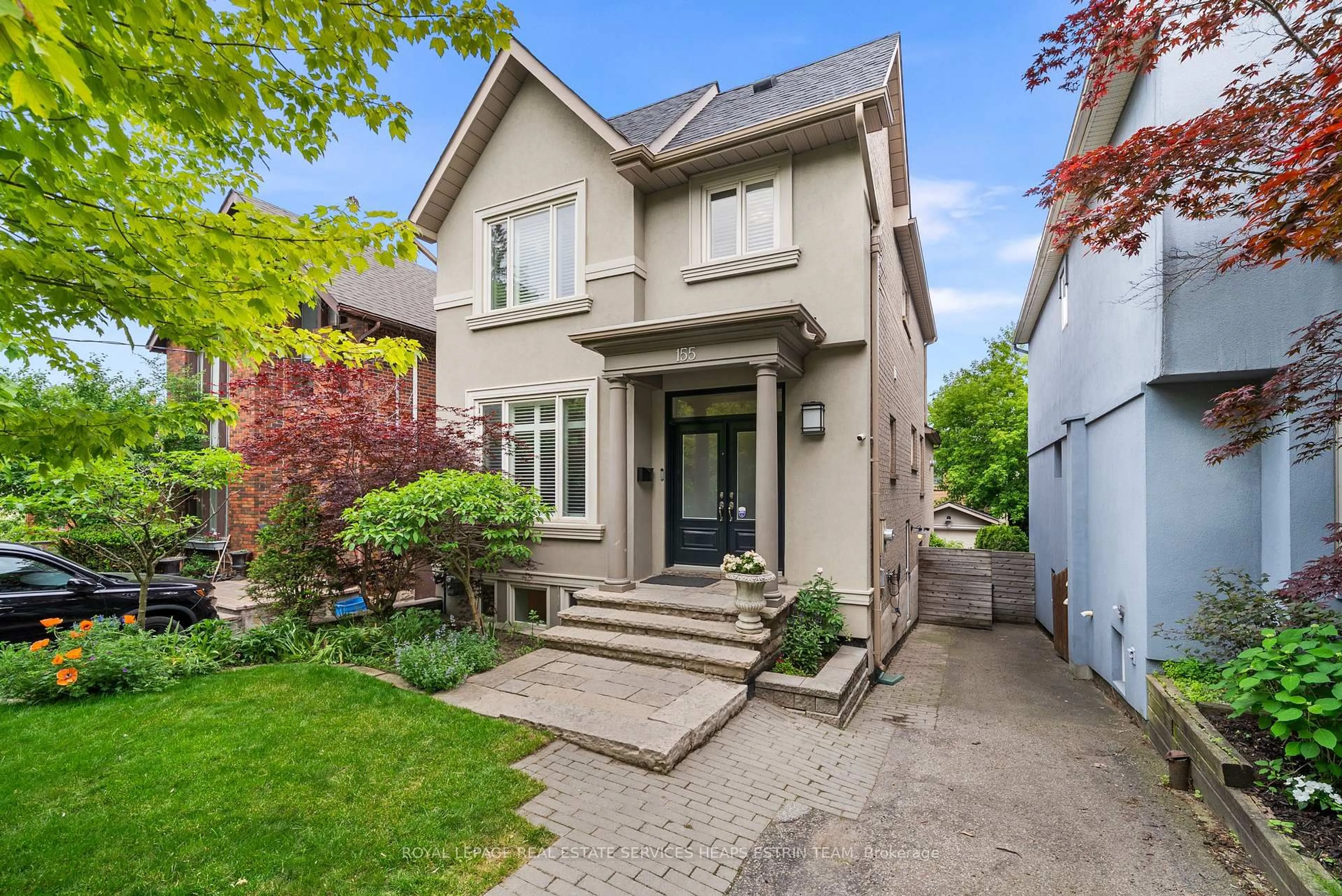 Home with brick exterior material, street for 155 Banff Rd, Toronto Ontario M4P 2P8