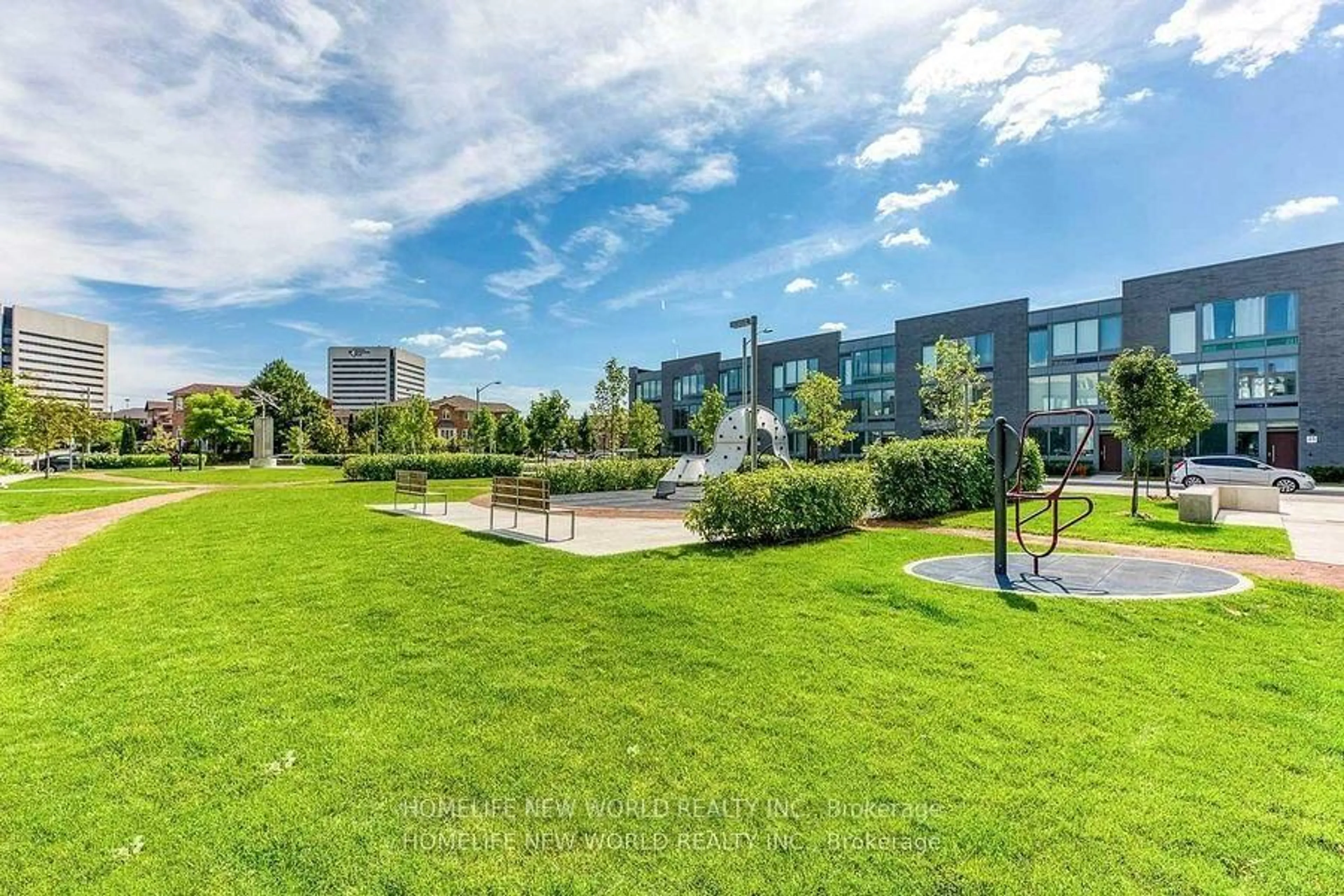 A pic from outside/outdoor area/front of a property/back of a property/a pic from drone, unknown for 2 Sonic Way #2610, Toronto Ontario M3C 0P2