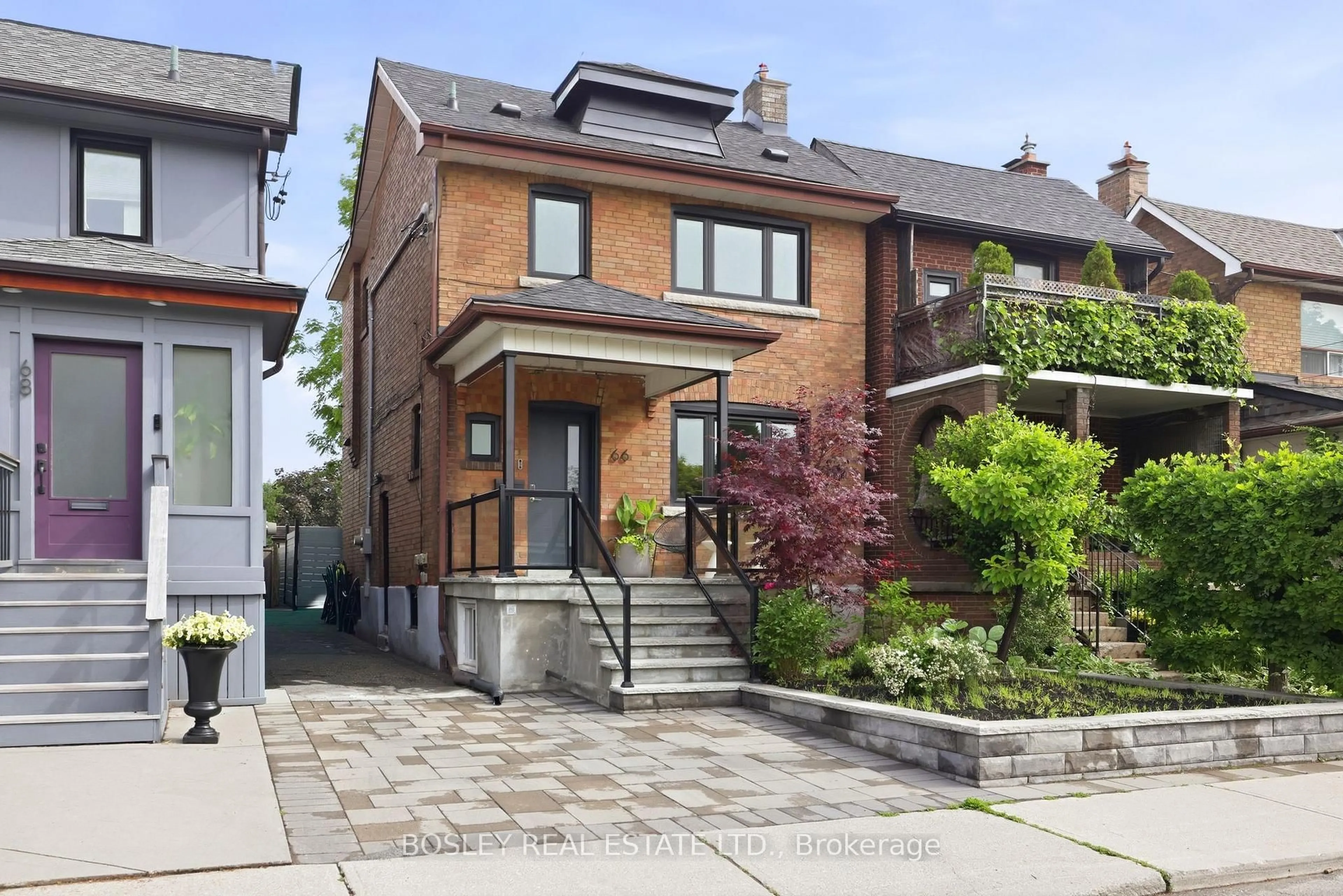 Home with brick exterior material, street for 66 Cloverlawn Ave, Toronto Ontario M6E 1H5