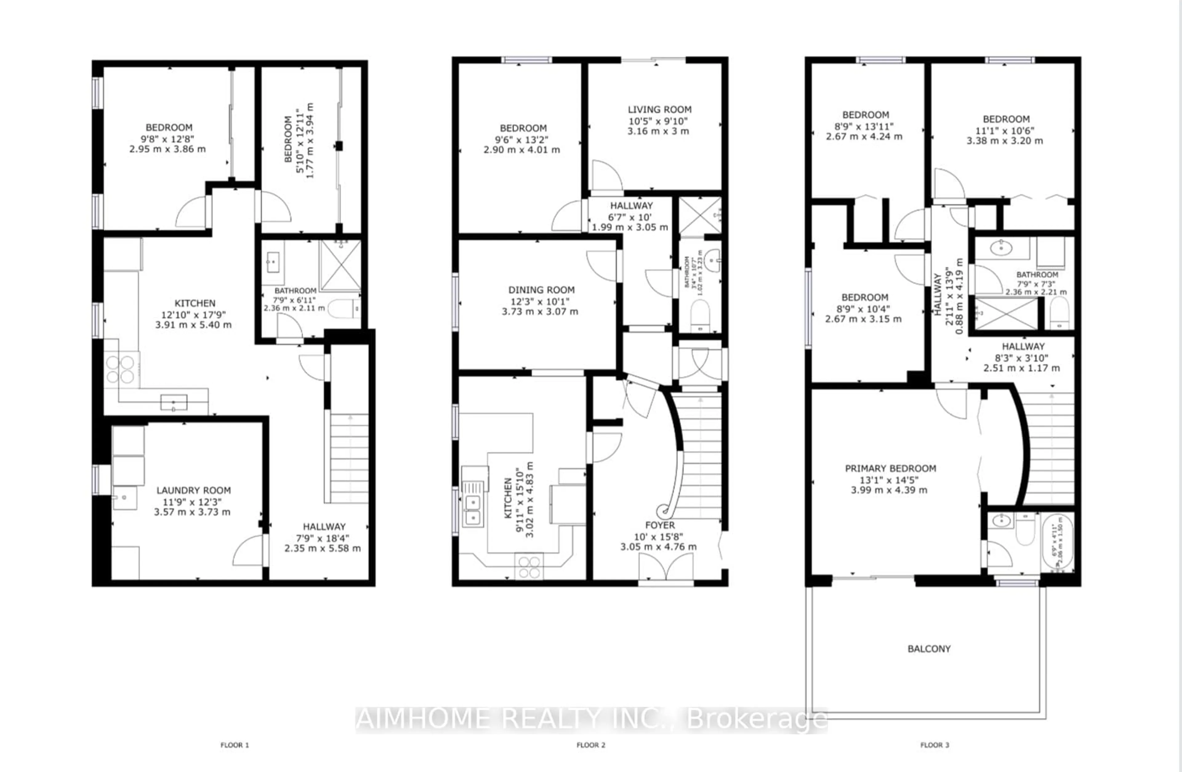 Floor plan for 163 Chipwood Cres, Toronto Ontario M2J 3X6