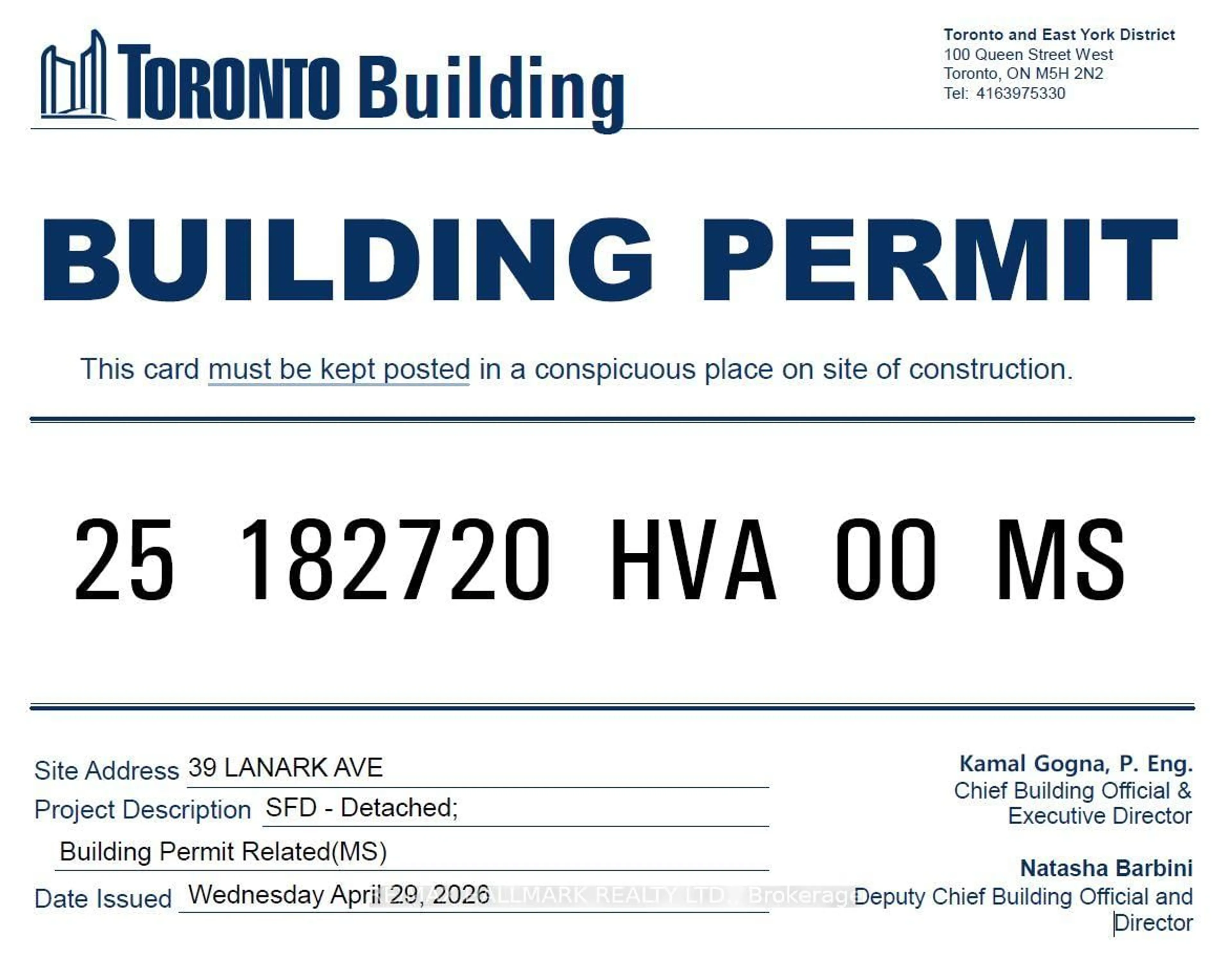Parking for 39 Lanark Ave, Toronto Ontario M6C 2B5