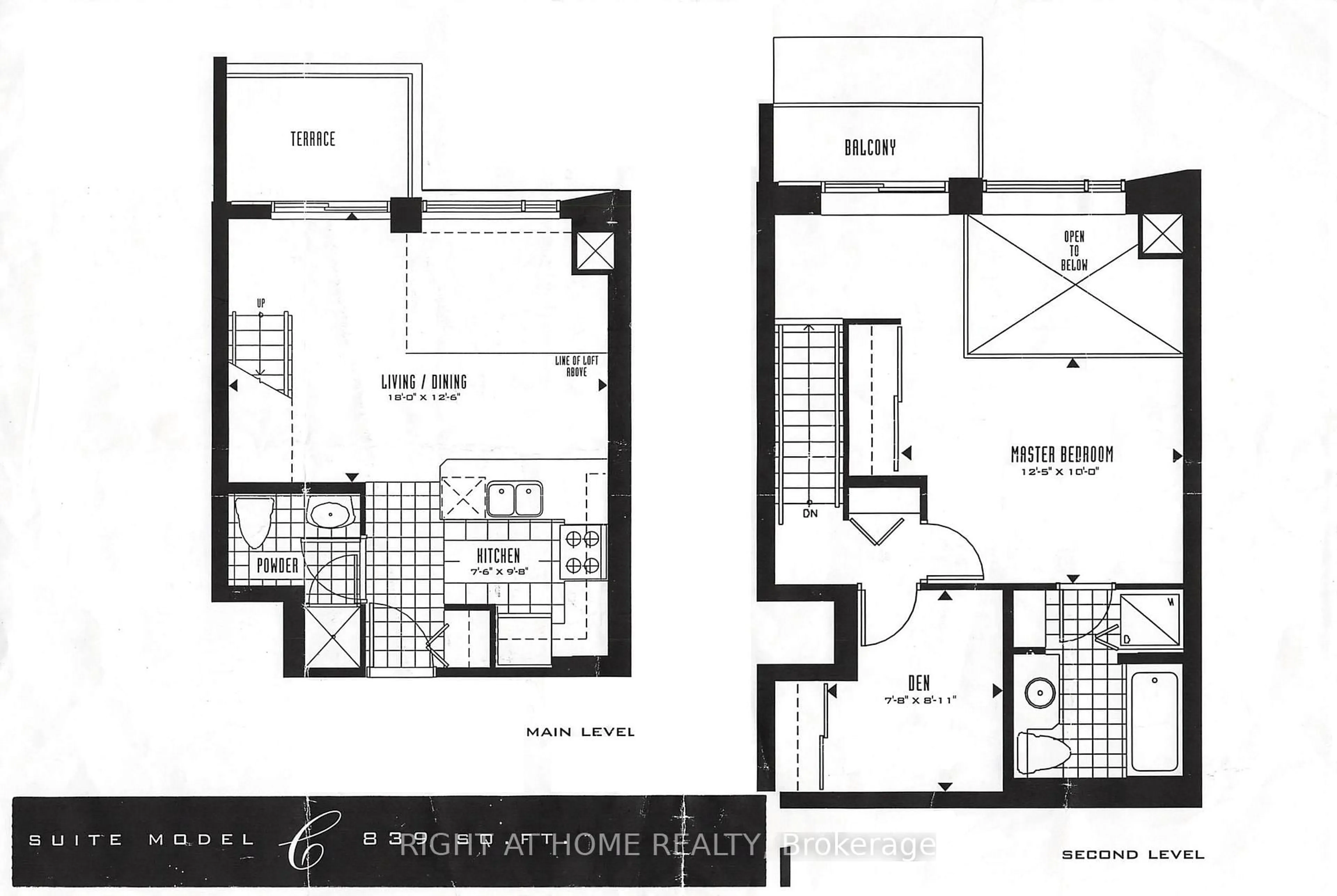 Floor plan for 80 Cumberland St #1705, Toronto Ontario M5R 3V1