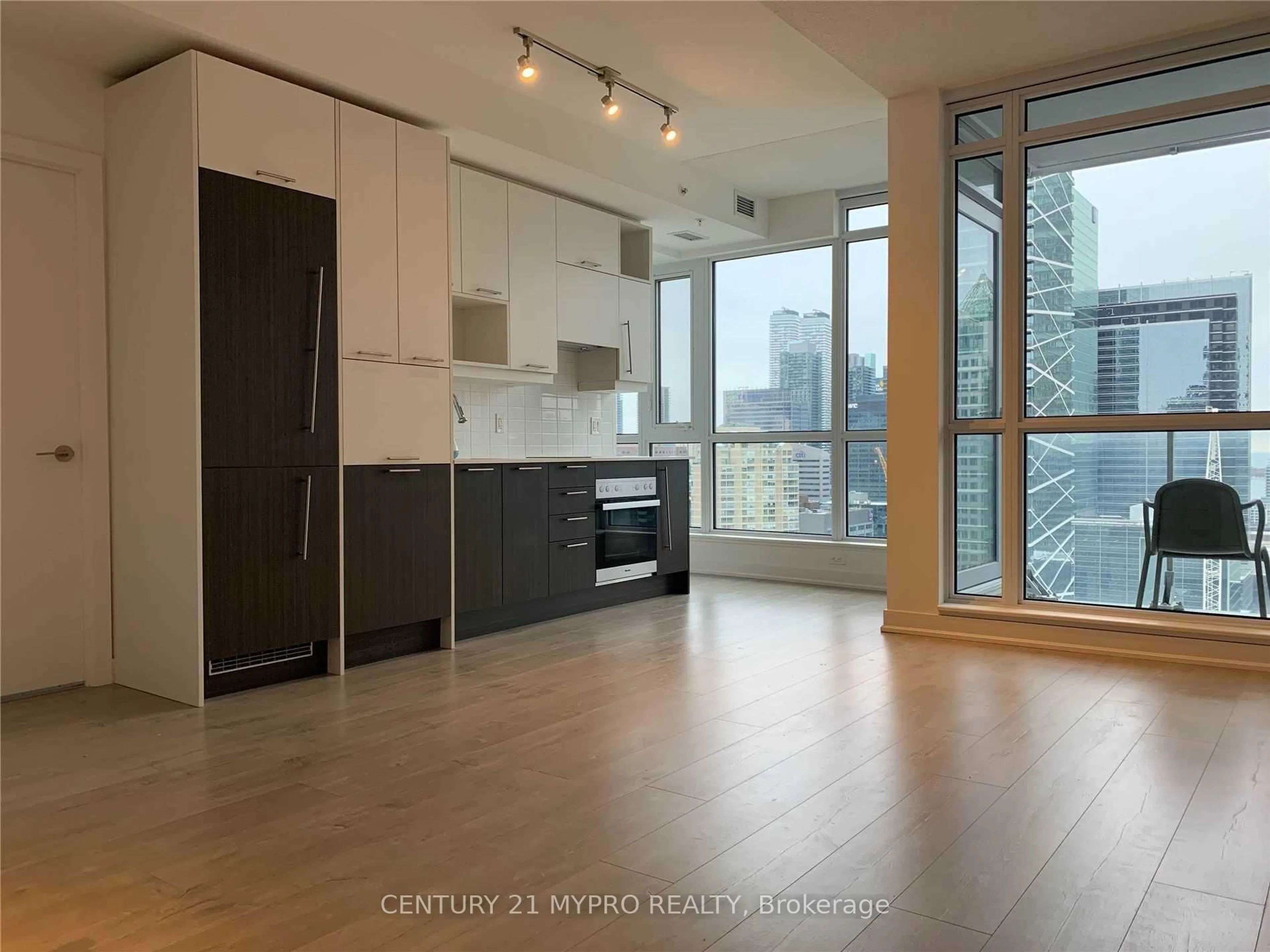 Open concept kitchen, unknown for 30 Nelson St #2306, Toronto Ontario M5V 0H5