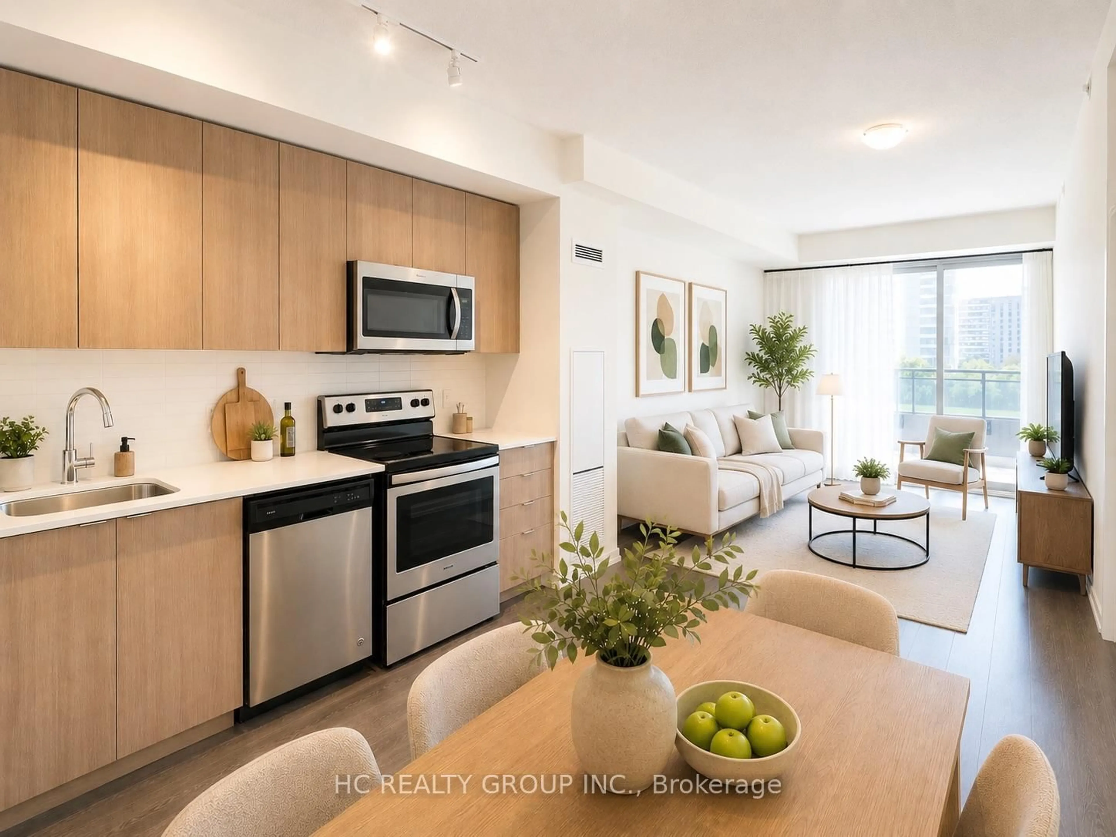 Open concept kitchen, unknown for 3237 Bayview Ave #312, Toronto Ontario M2K 0G1