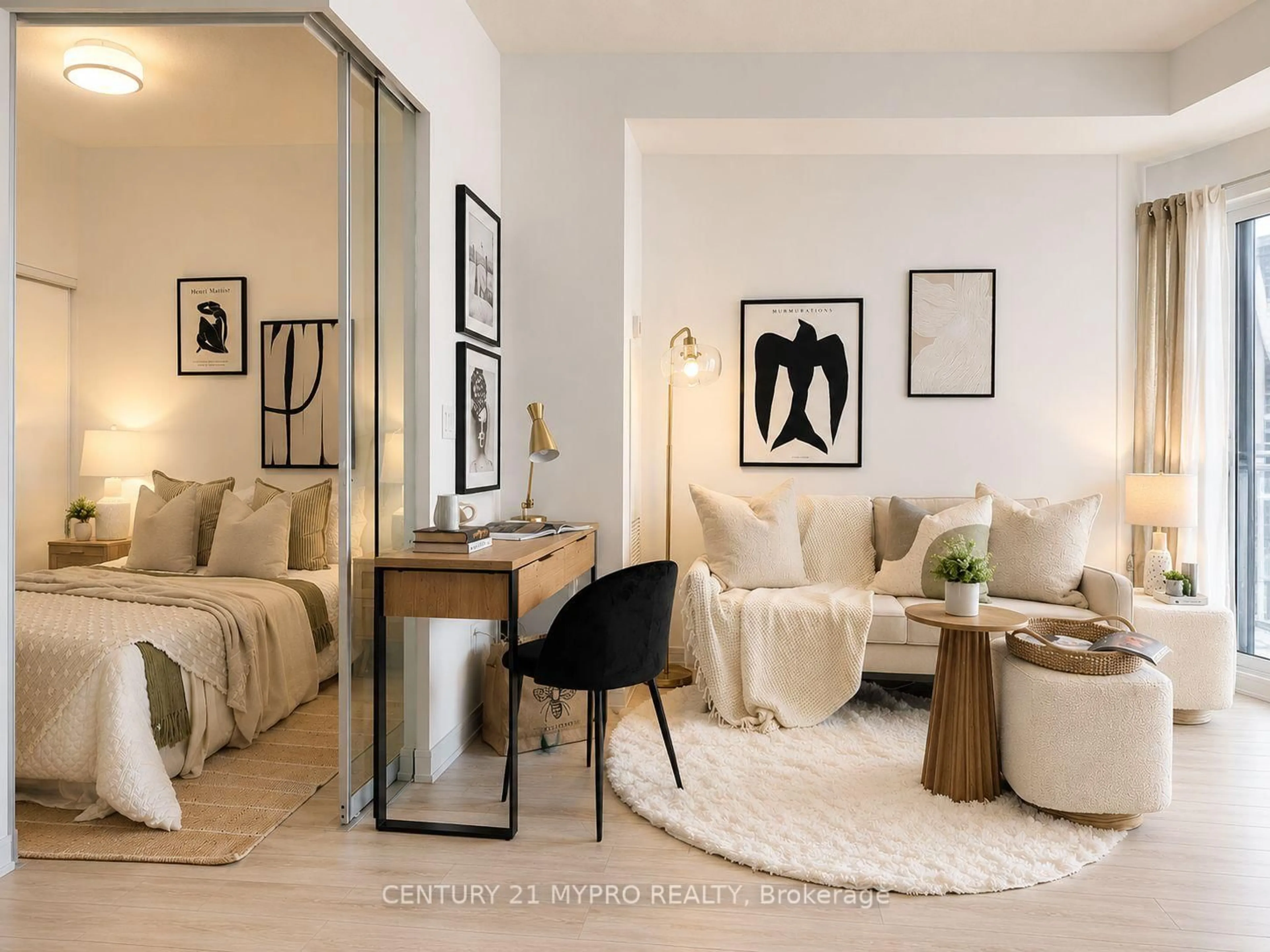 Living room with furniture, unknown for 621 Sheppard Ave #736, Toronto Ontario M2K 1B5