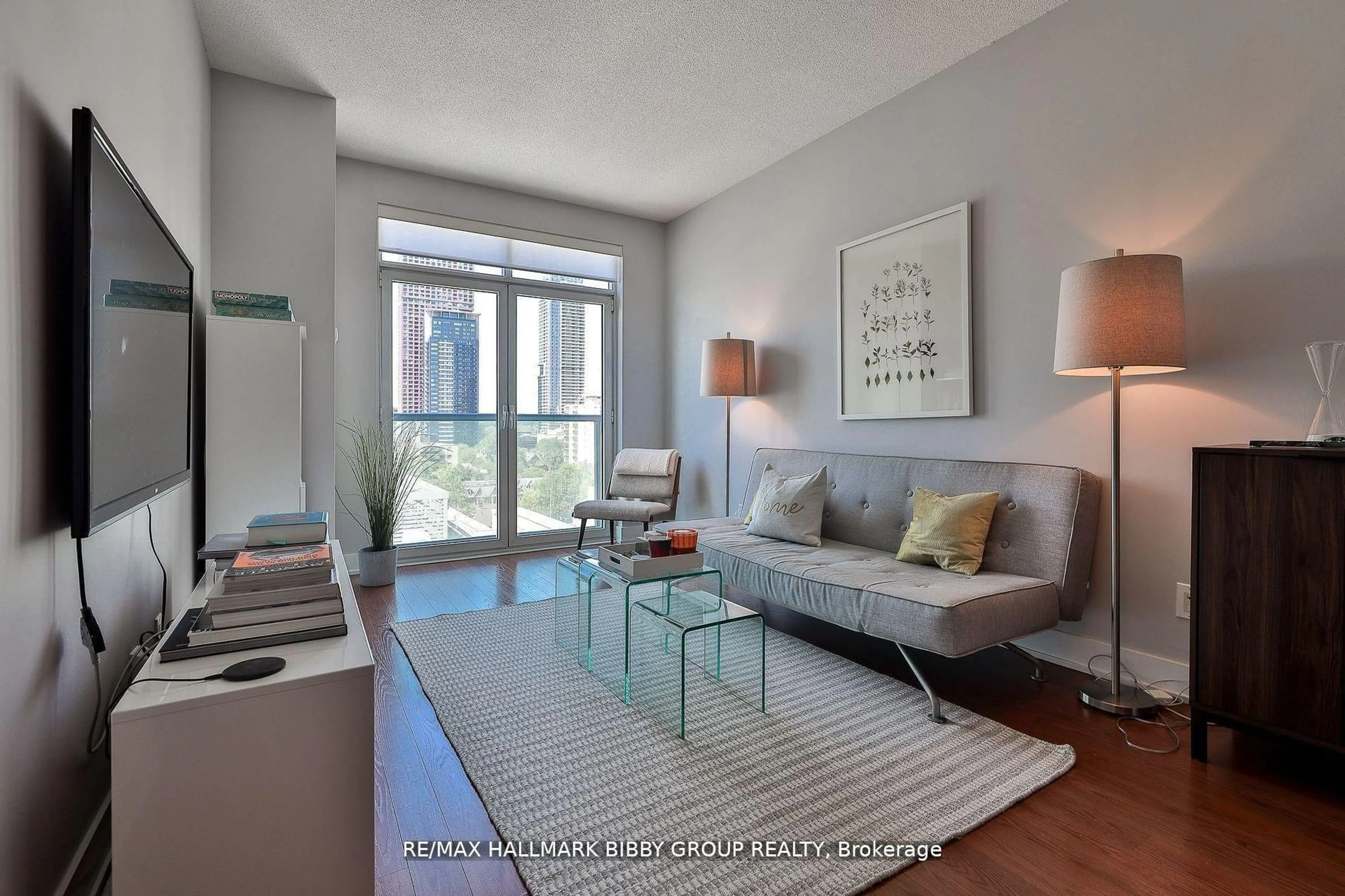 Living room with furniture, unknown for 120 Homewood Ave #1102, Toronto Ontario M4Y 1J4