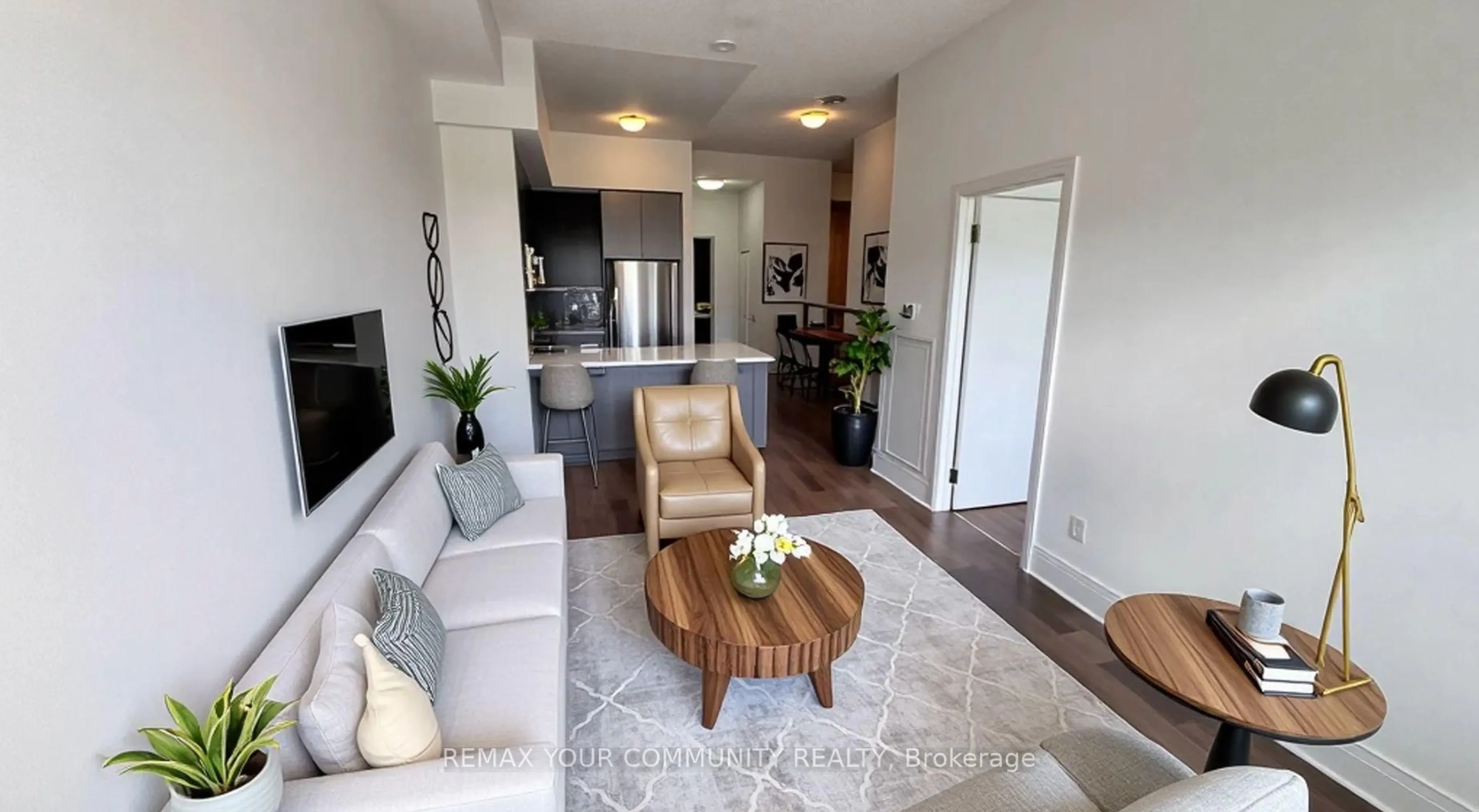 Living room with furniture, unknown for 339 Spring Garden Ave #604, Toronto Ontario M2N 3H6