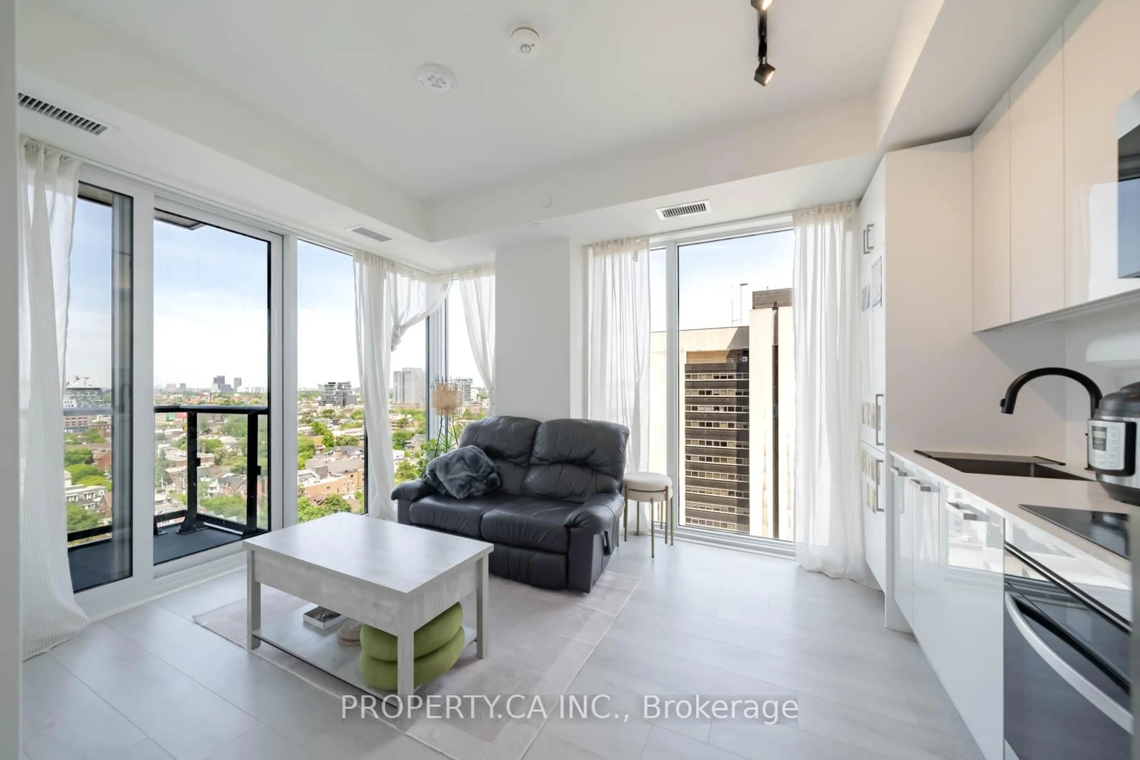 Living room with furniture, unknown for 280 Dundas St #1702, Toronto Ontario M5T 0E3