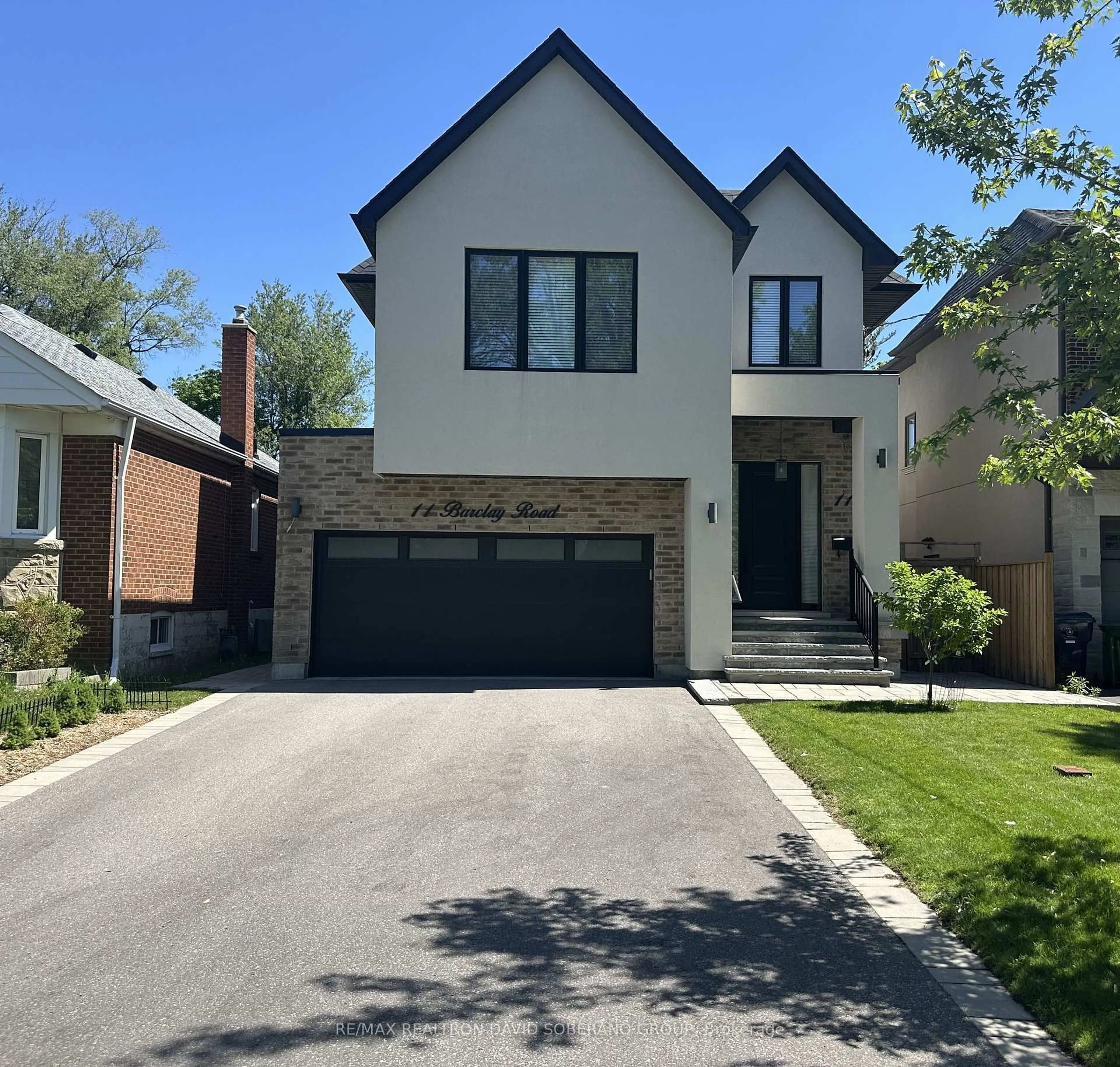 Home with brick exterior material, street for 11 Barclay Rd, Toronto Ontario M3H 3C8