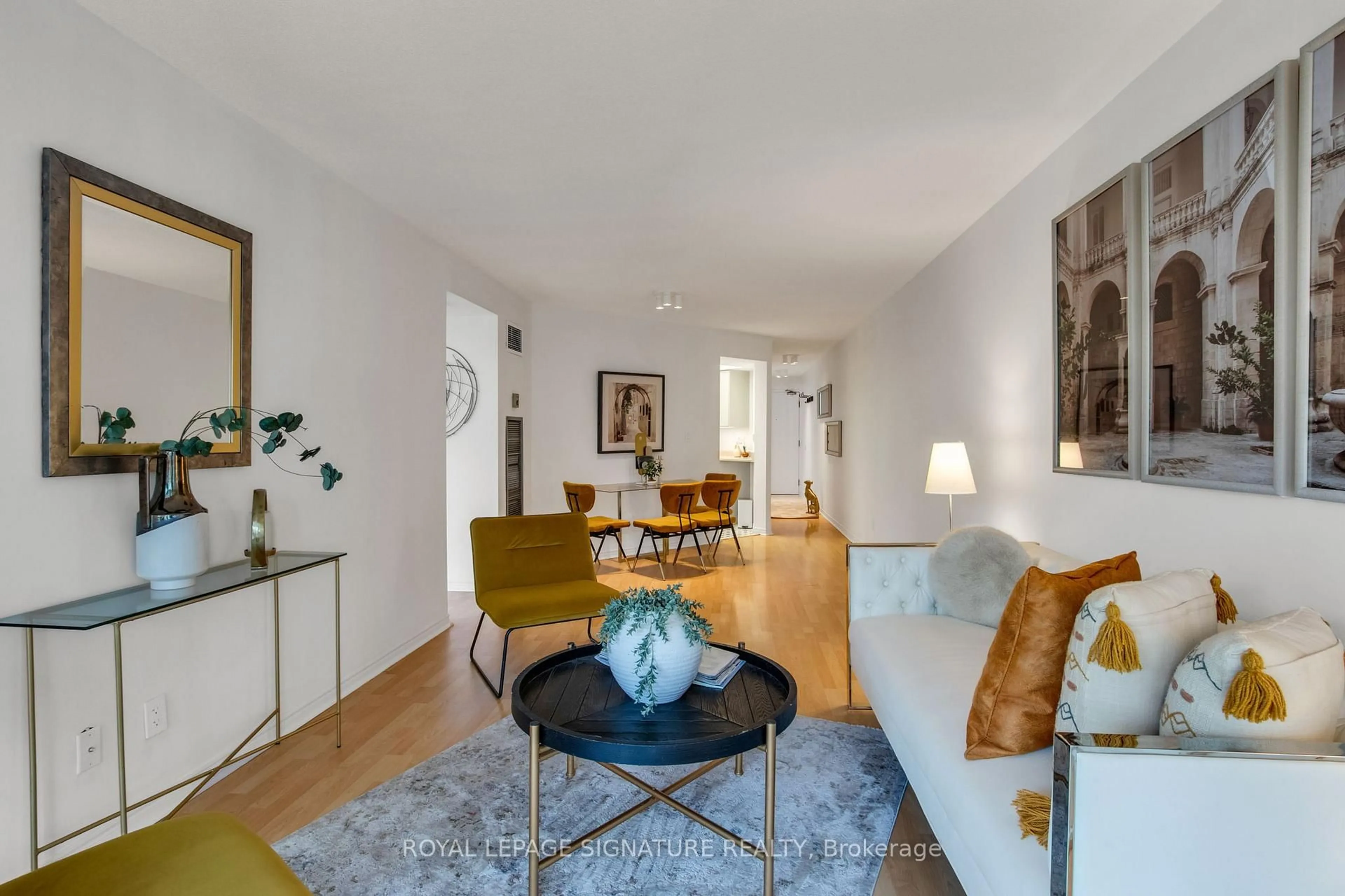 Living room with furniture, unknown for 222 The Esplanade #525, Toronto Ontario M5A 4M8