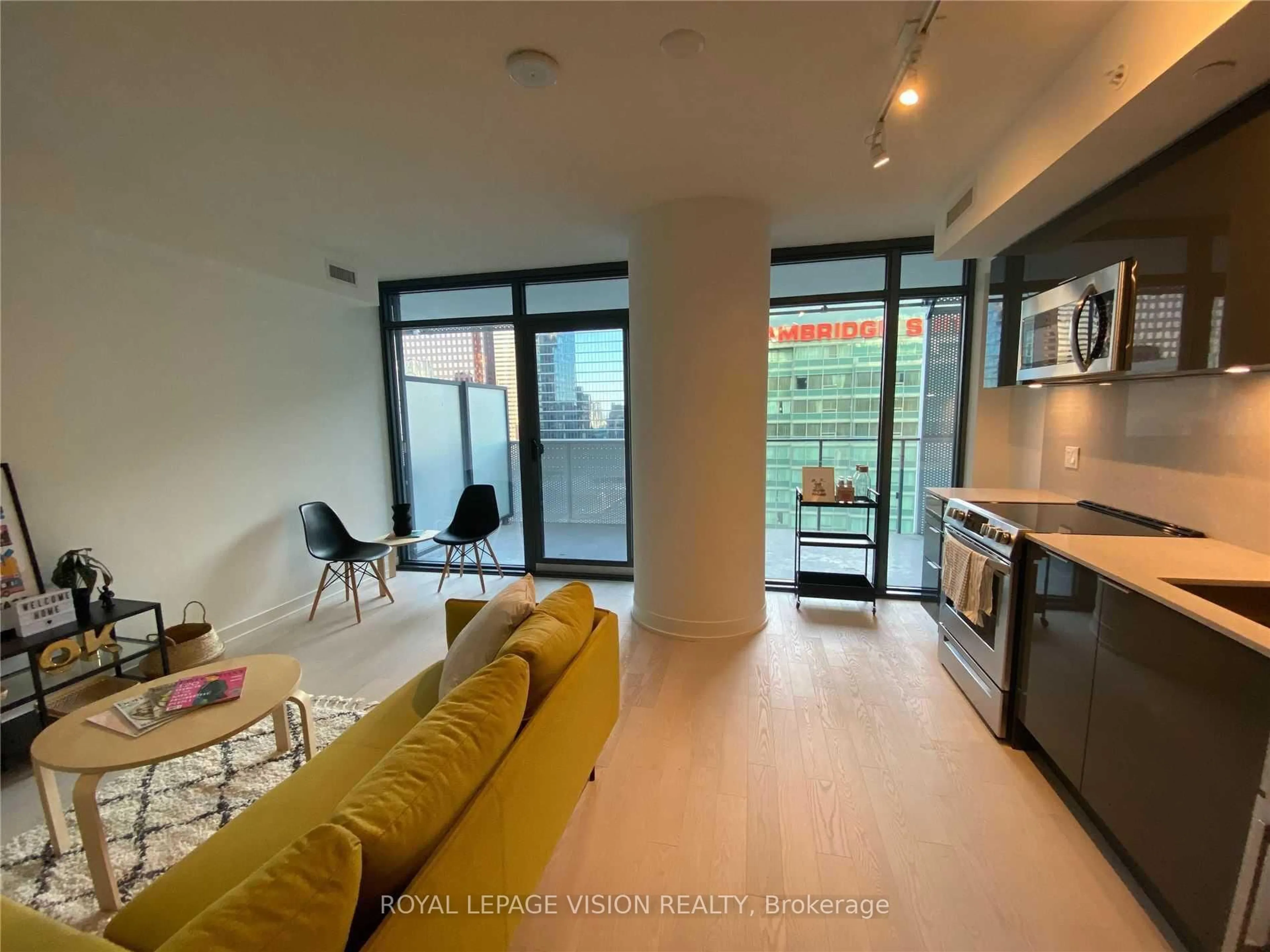Living room with furniture, unknown for 25 Richmond St #1806, Toronto Ontario M5C 0A6
