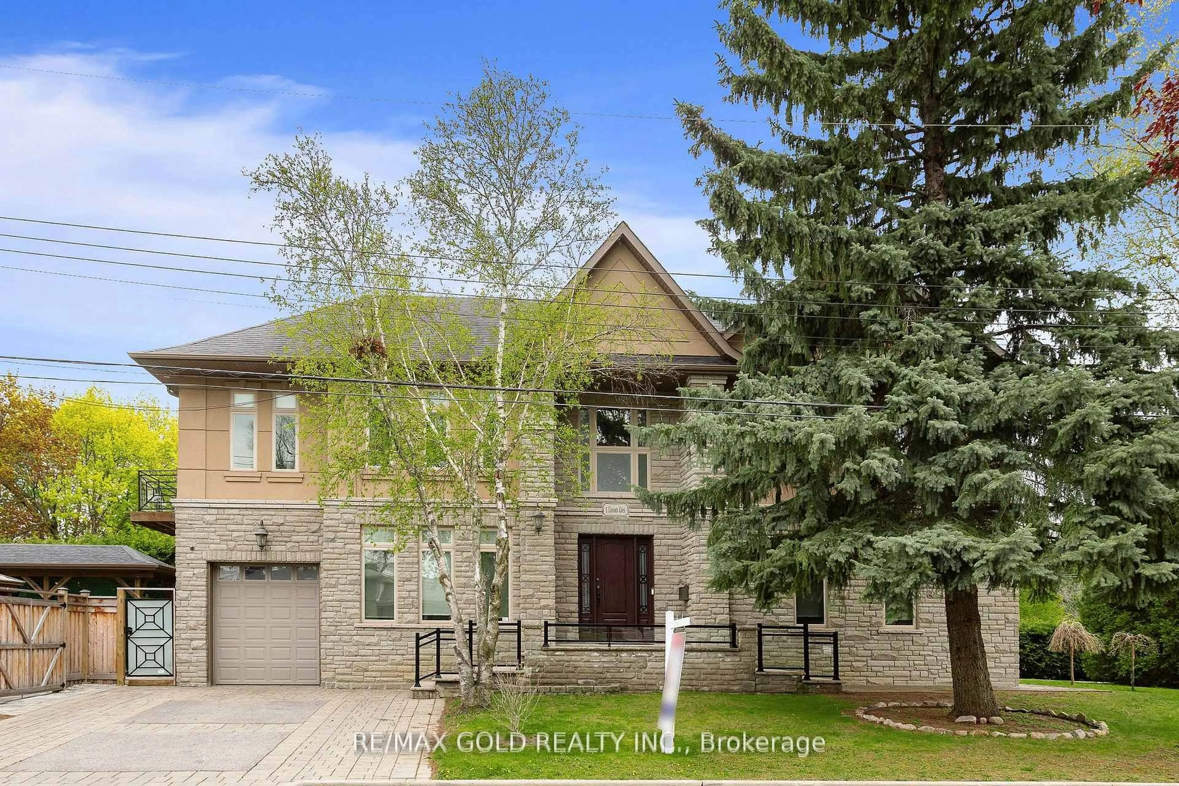 Home with brick exterior material, street for 1 Lissom Cres, Toronto Ontario M2R 2N9