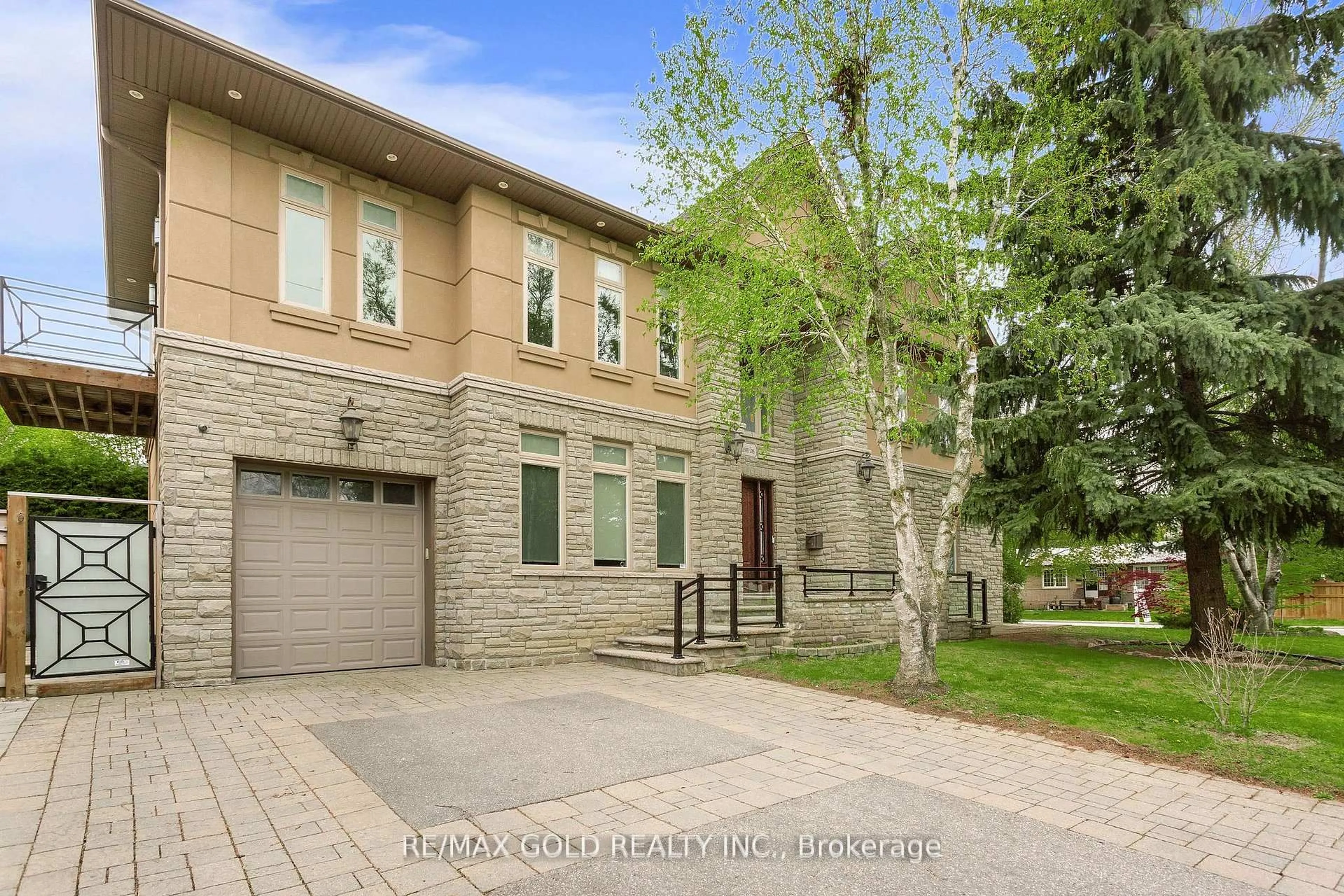 Home with brick exterior material, street for 1 Lissom Cres, Toronto Ontario M2R 2N9