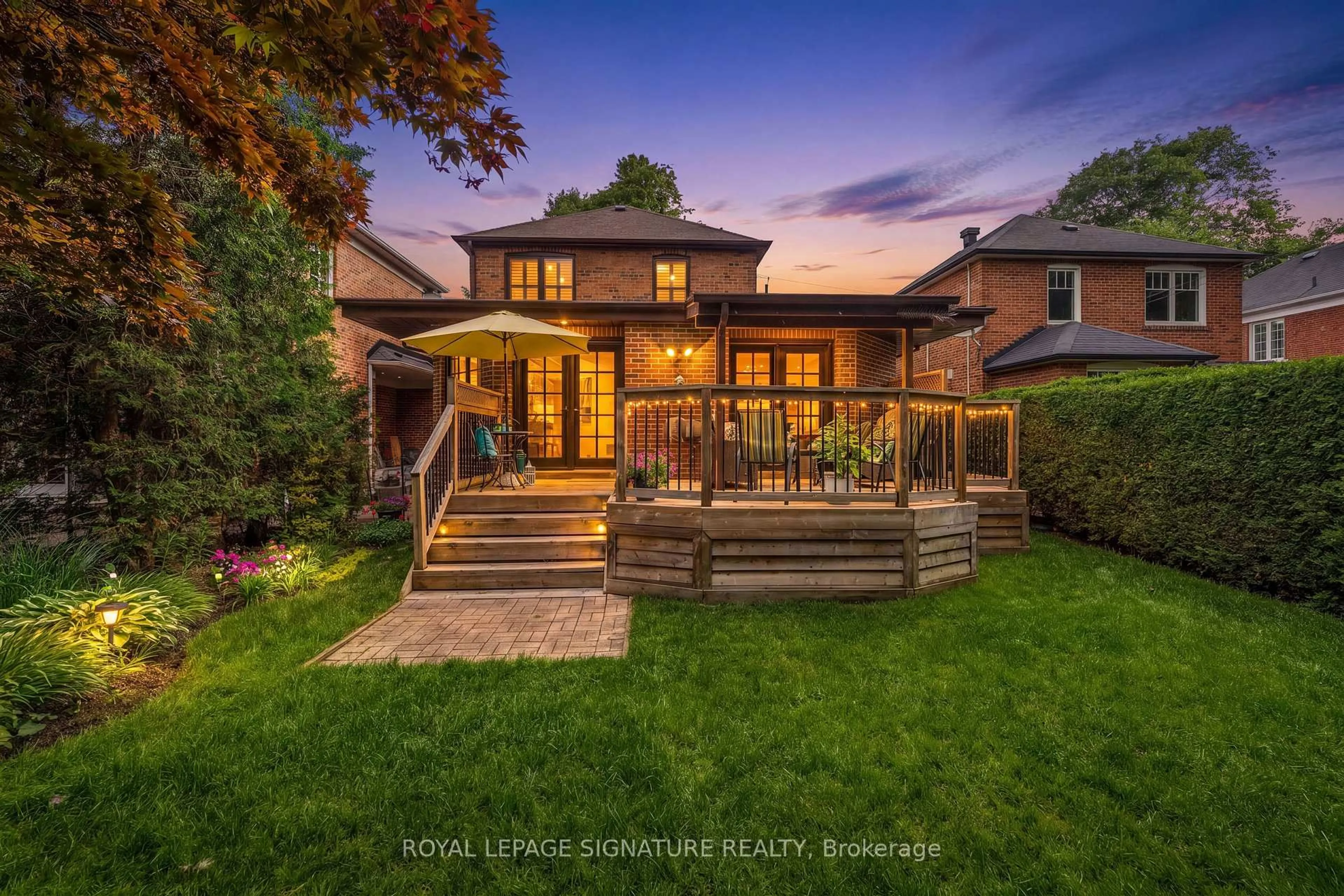 Home with brick exterior material, street for 5 Armour Blvd, Toronto Ontario M5M 3B9